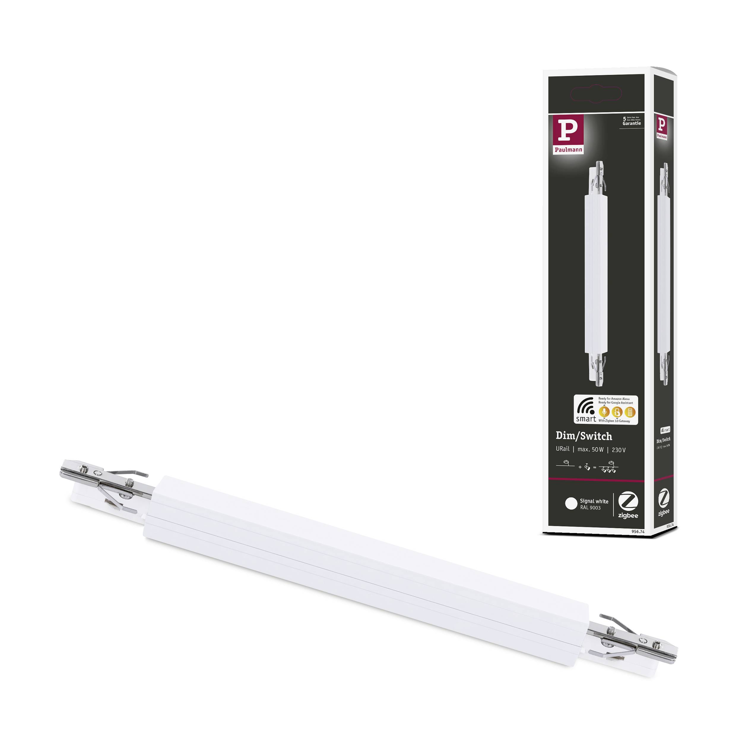 Paulmann 95674 Hochvolt-Schienensystem-Komponente Dimm/Switch-Verbinder Weiß