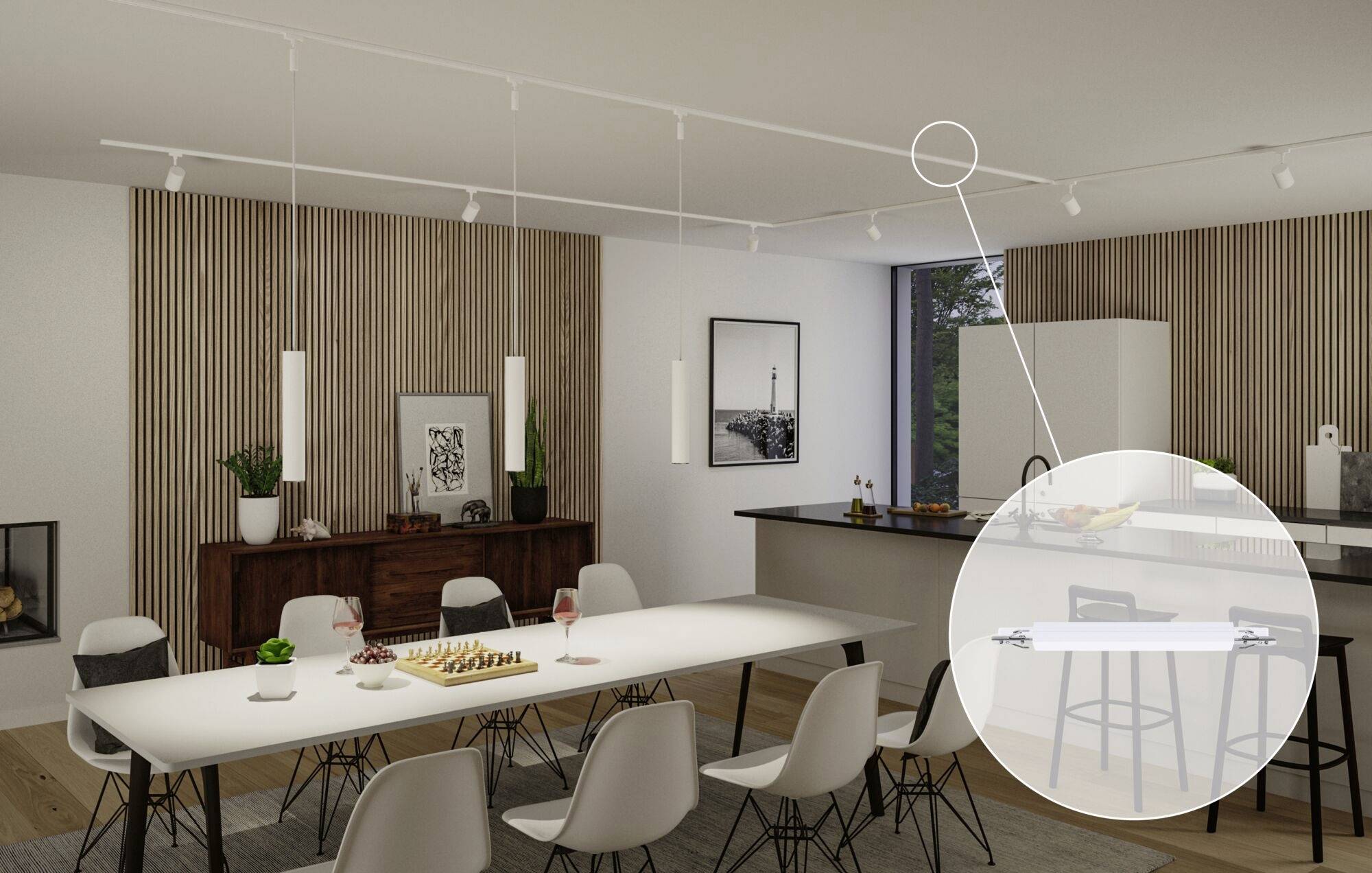 Paulmann 95674 Hochvolt-Schienensystem-Komponente Dimm/Switch-Verbinder Weiß