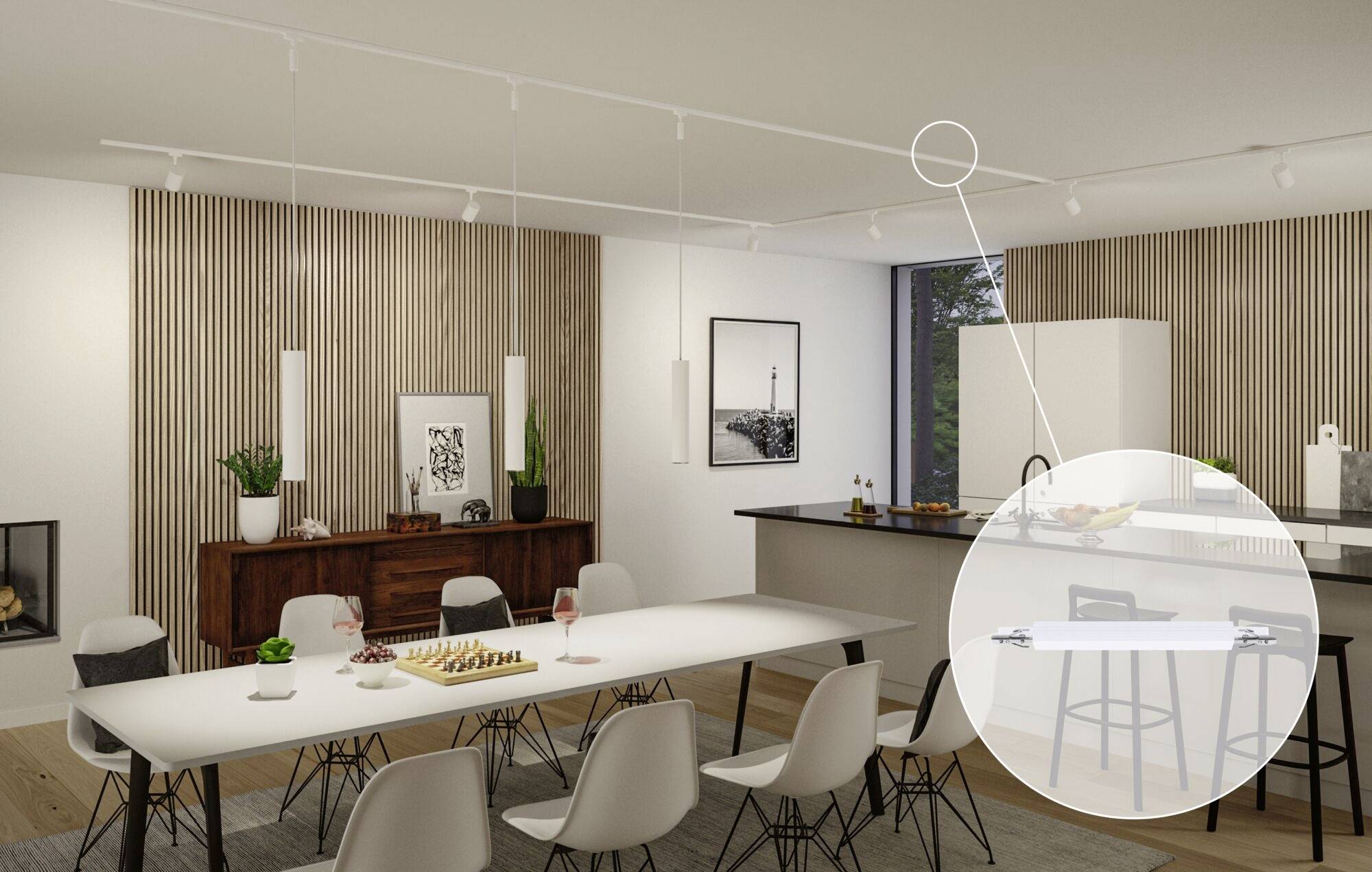 Paulmann 95674 Hochvolt-Schienensystem-Komponente Dimm/Switch-Verbinder Weiß