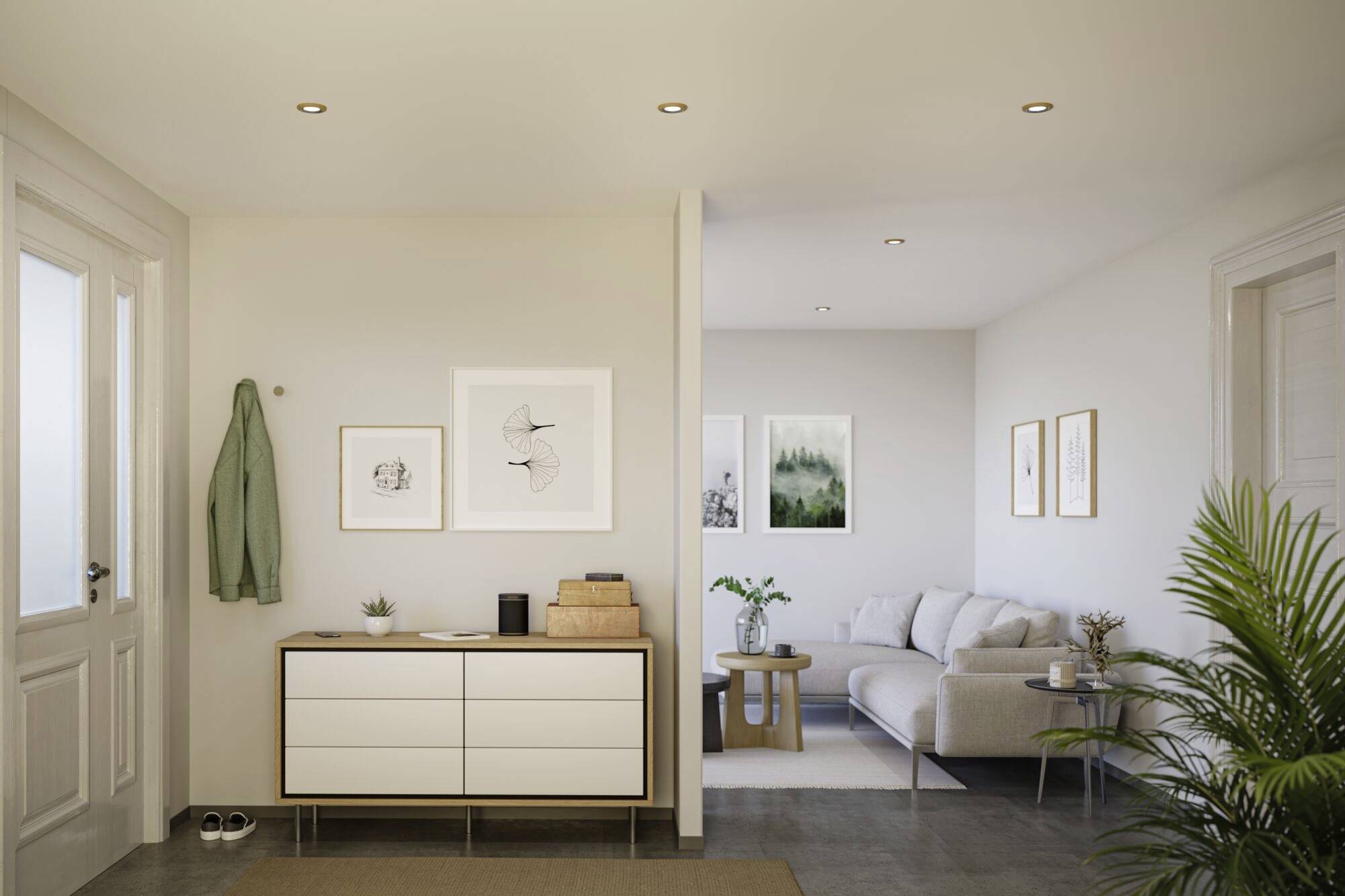 Paulmann 92239 Lanati LED-Einbauleuchte LED 6W Aluminium (gedreht)