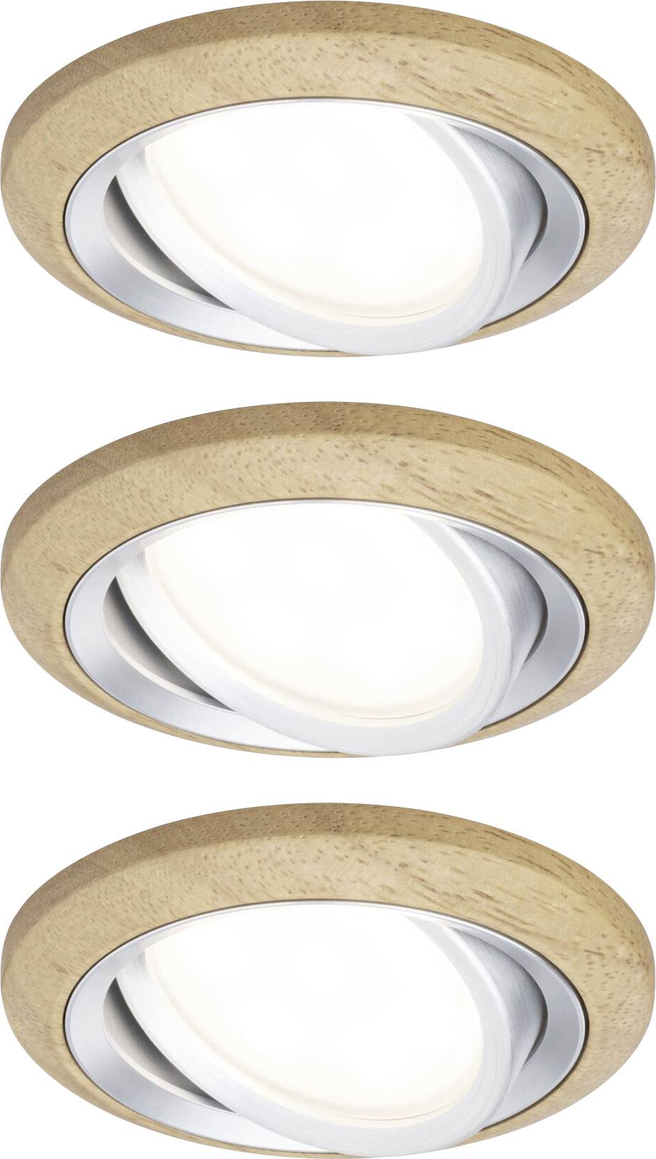 Paulmann 92239 Lanati LED-Einbauleuchte LED 6W Aluminium (gedreht)