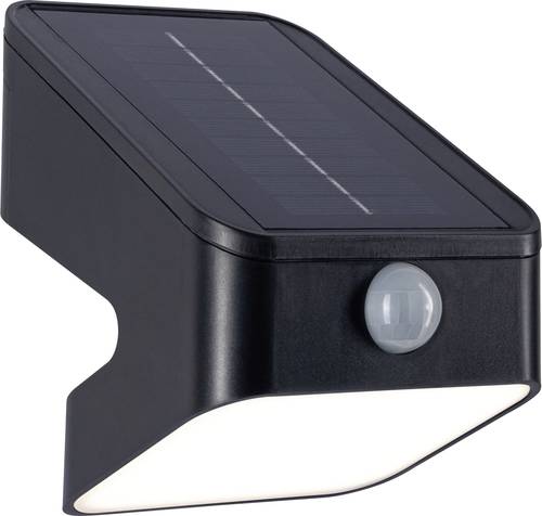 Paulmann 94608 Lesly Solar-Wandstrahler mit Bewegungsmelder 5.5 W Warmweiß Anthrazit