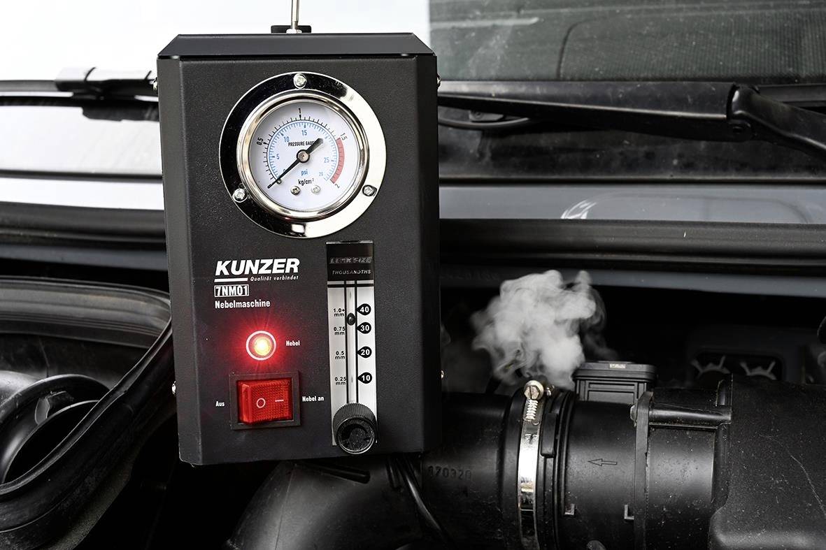 Kunzer 7NM01 Nebelmaschine zur Lecksuche 14-teilig