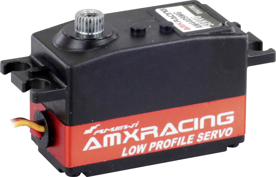 Amewi Low-Profile-Servo AMXRacing AM4409MG Low Profile Analog-Servo Getriebe-Material: Metall