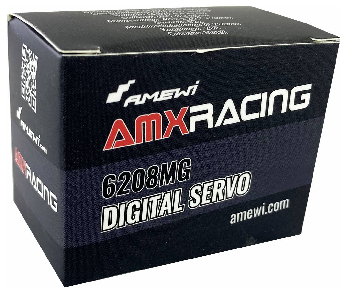 Amewi Standard-Servo AMXRacing 6208MG Digital Digital-Servo Getriebe-Material: Metall Stecksystem: JR