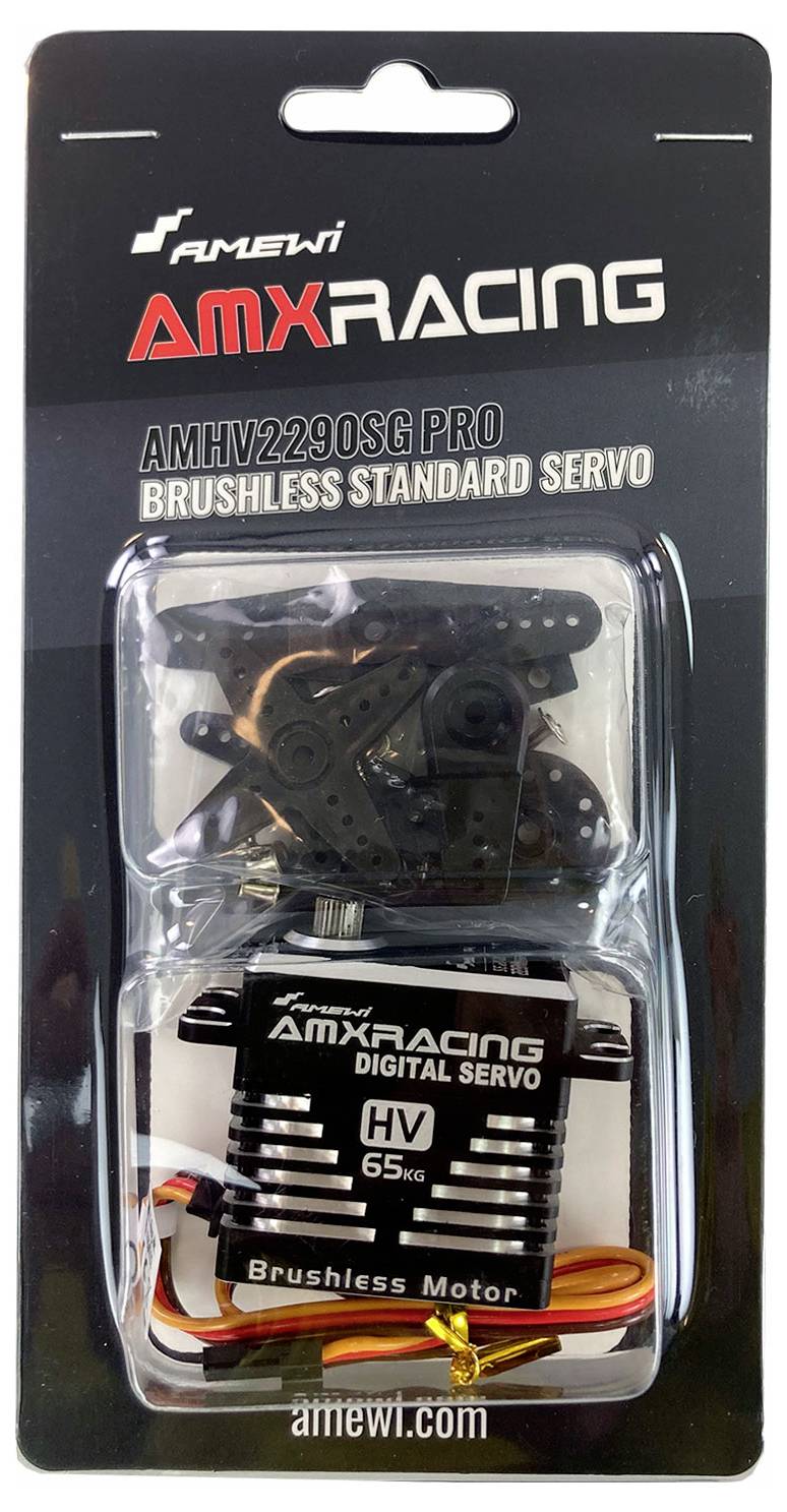 Amewi Standard-Servo AMXRacing AMHV2290SG PRO Analog-Servo Getriebe-Material: Stahl