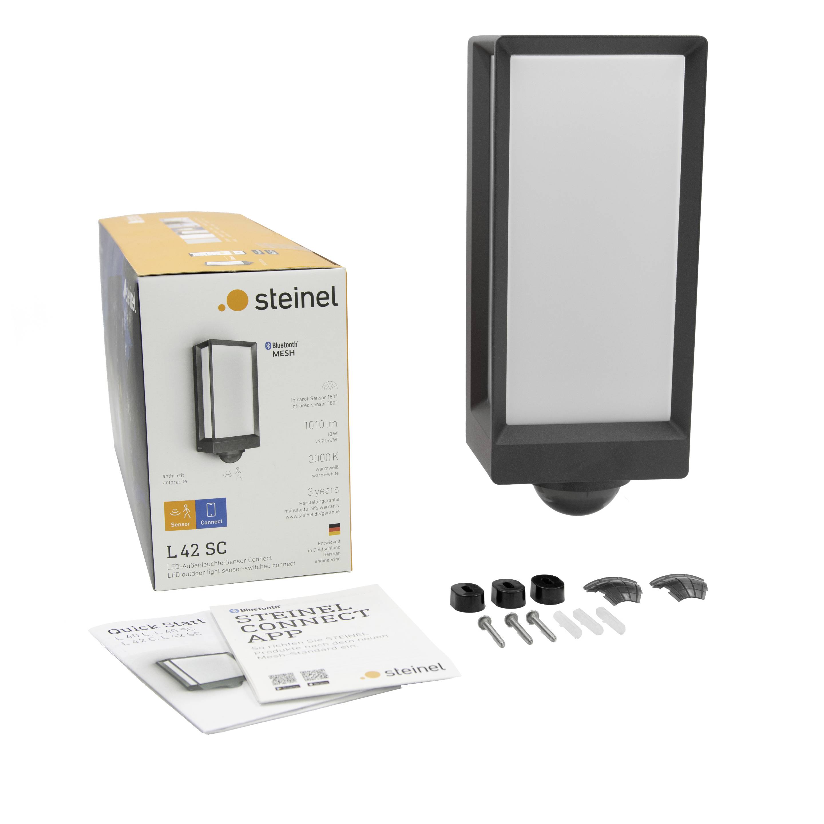 Steinel L 42 SC ANT 085261 LED-Außenwandleuchte LED Anthrazit