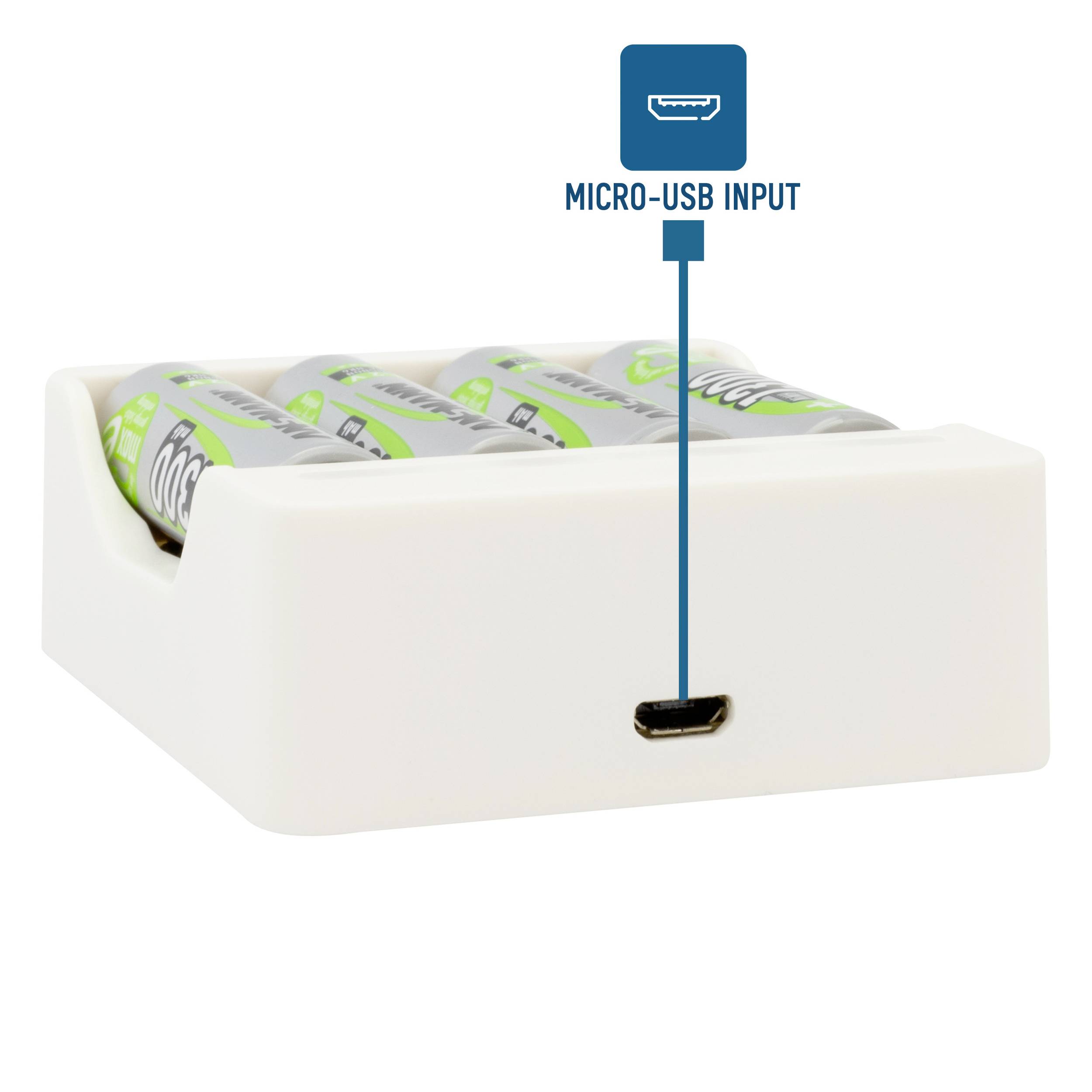 Ansmann Rundzellen-Ladegerät NiMH Micro (AAA), Mignon (AA)