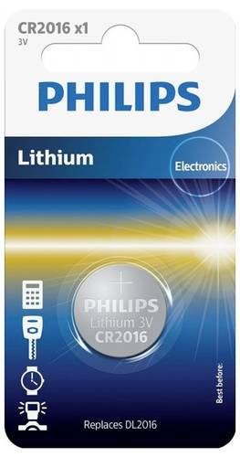 Philips Knopfzelle CR2016 3 V 1 St. Lithium Minicells