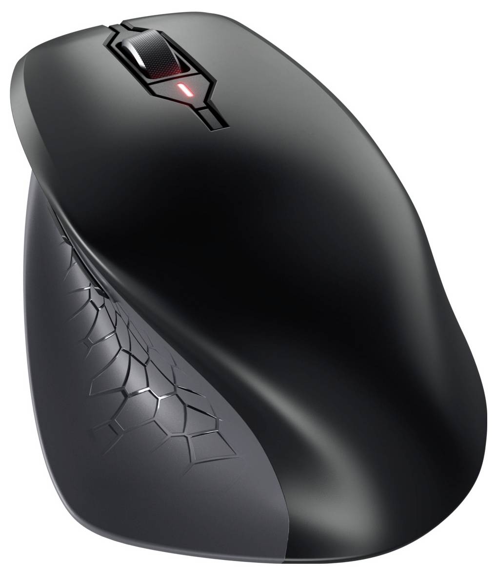 CHERRY Stream Comfort Funk Tastatur, Maus-Set Deutsch, QWERTZ Schwarz