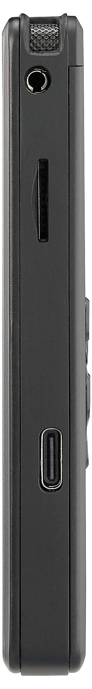 Renkforce RF-DVR-E36 Digitales Diktiergerät Aufzeichnungsdauer (max.) 25h Schwarz Geräuschunterdrückung