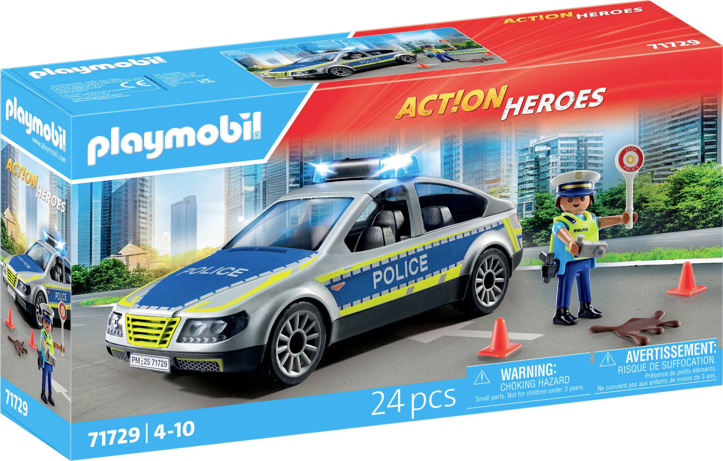 Playmobil® ACT!ON HEROES Polizei Streifenwagen 71729