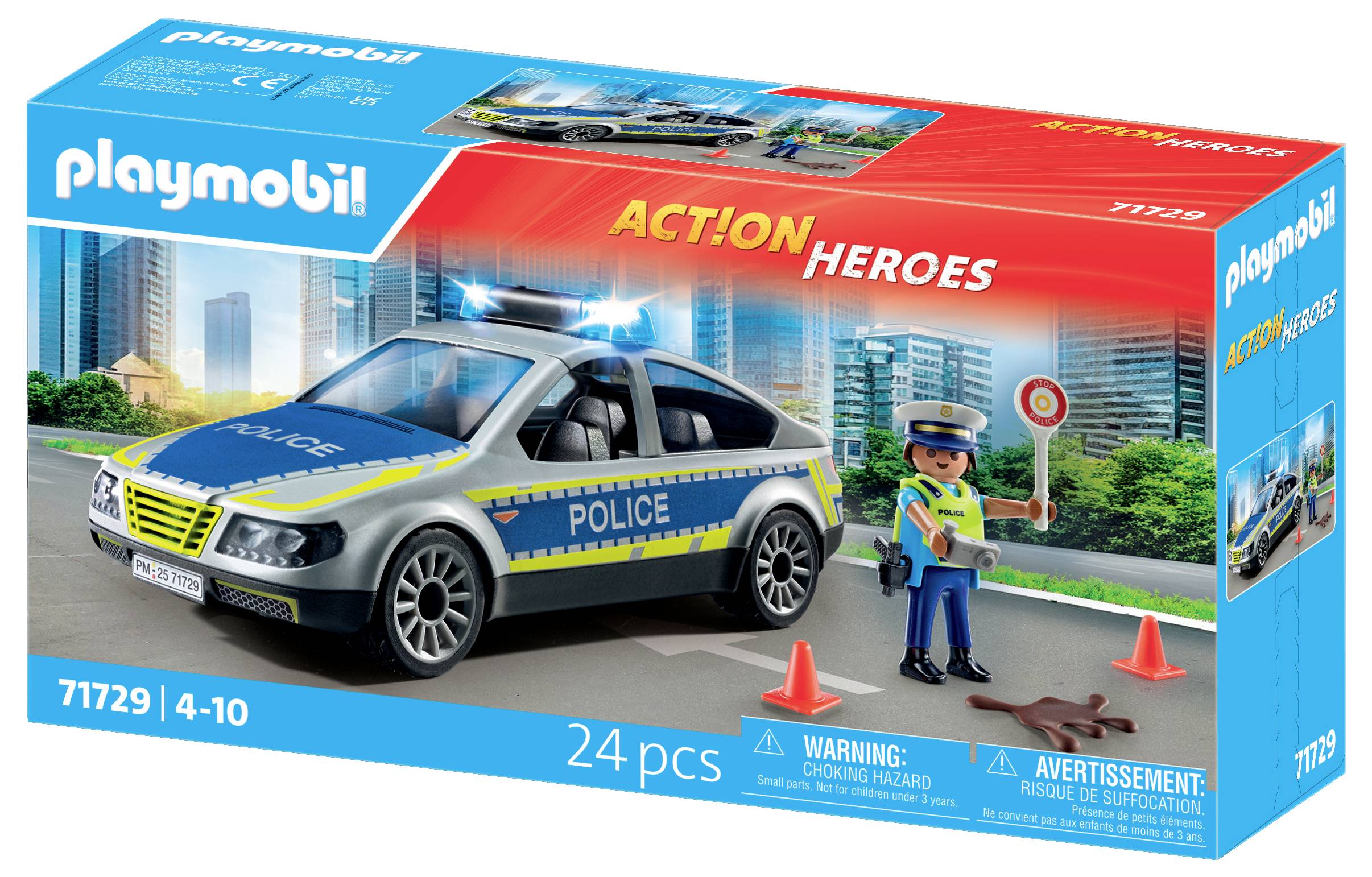 Playmobil® ACT!ON HEROES Polizei Streifenwagen 71729