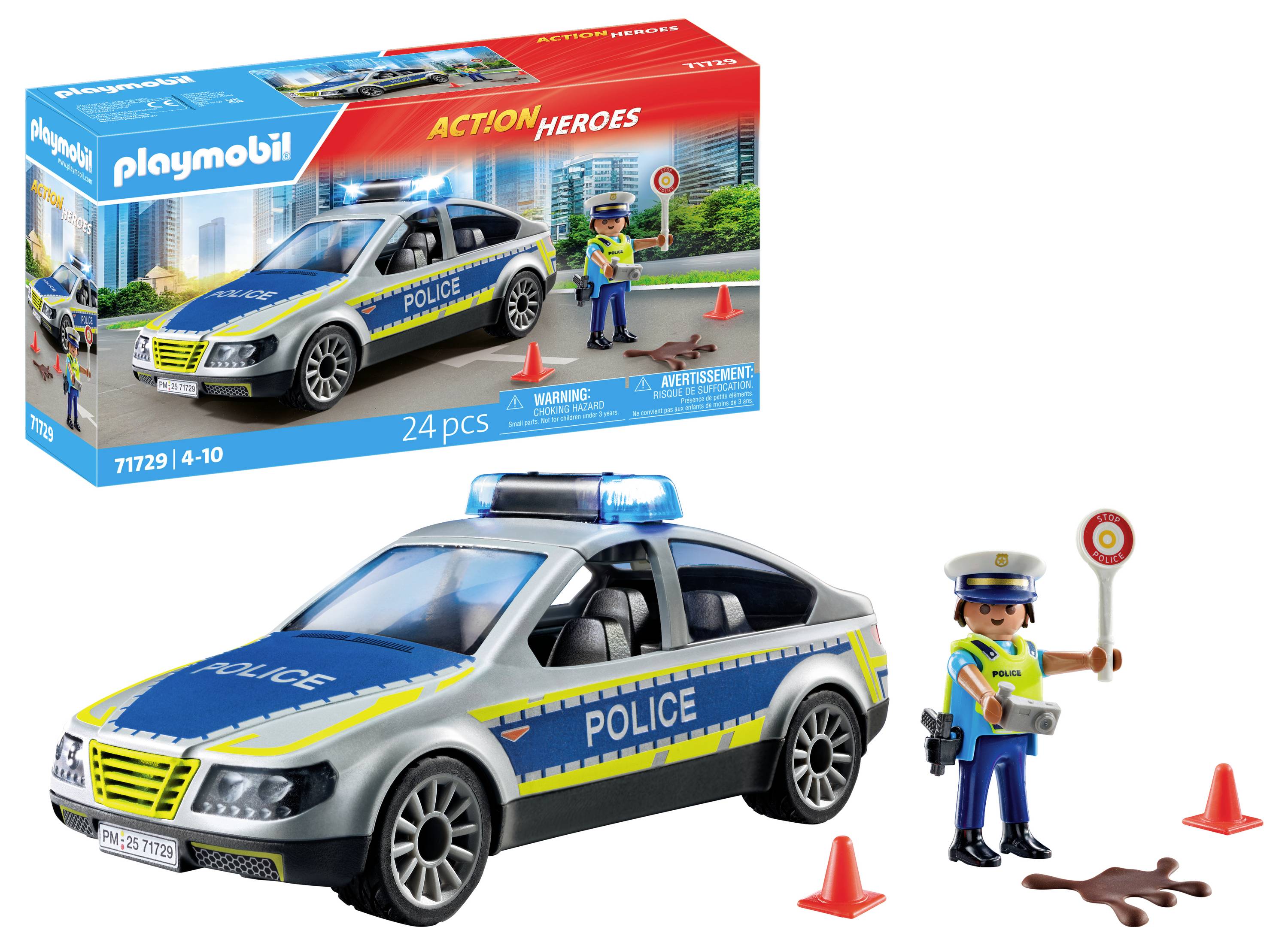 Playmobil® ACT!ON HEROES Polizei Streifenwagen 71729