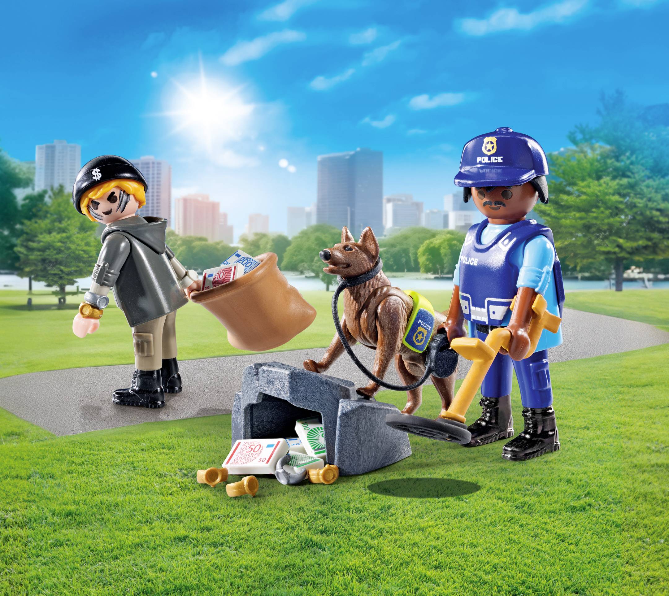 Playmobil® ACT!ON HEROES Spurensuche mit Hund 71731