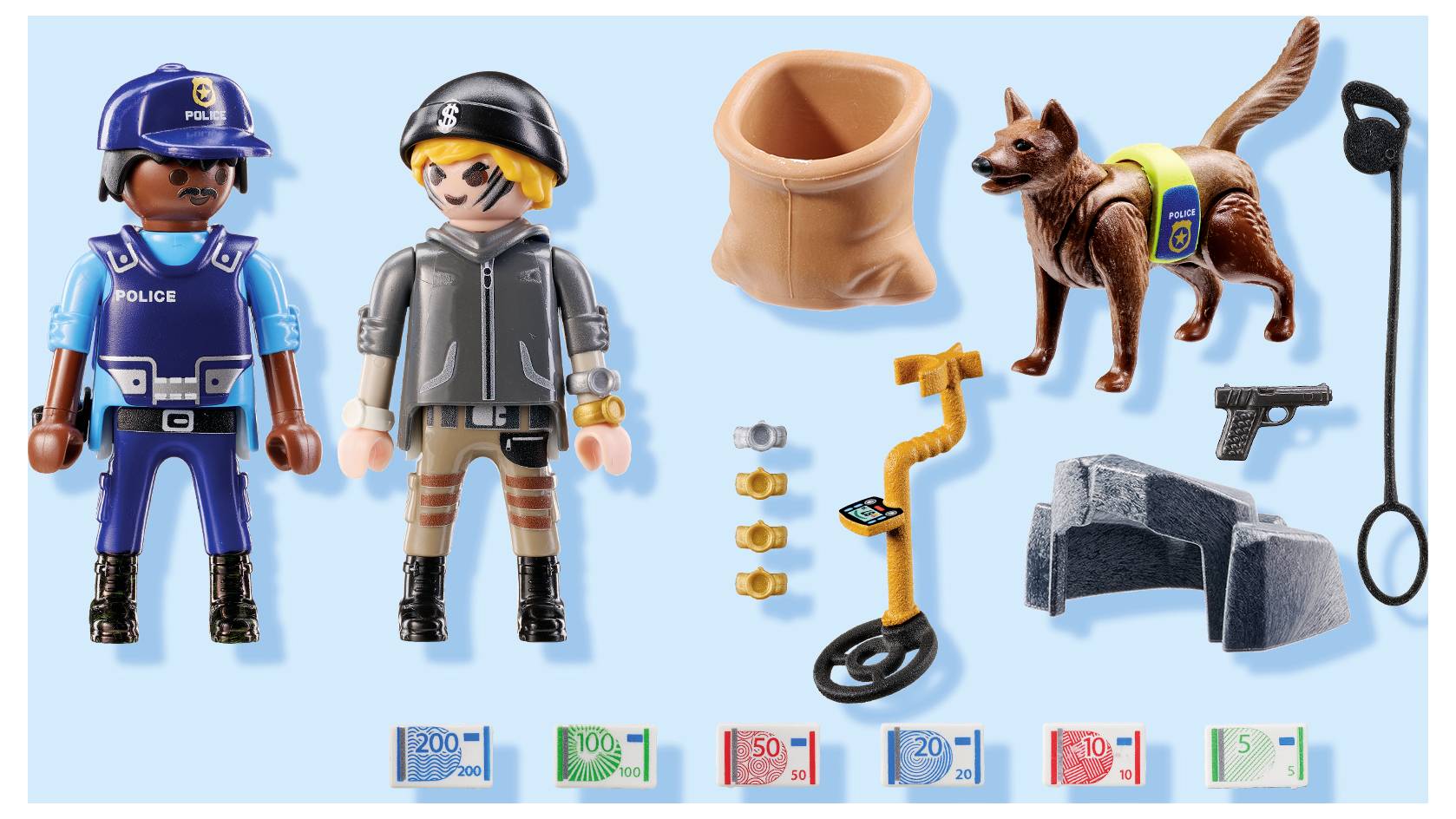 Playmobil® ACT!ON HEROES Spurensuche mit Hund 71731