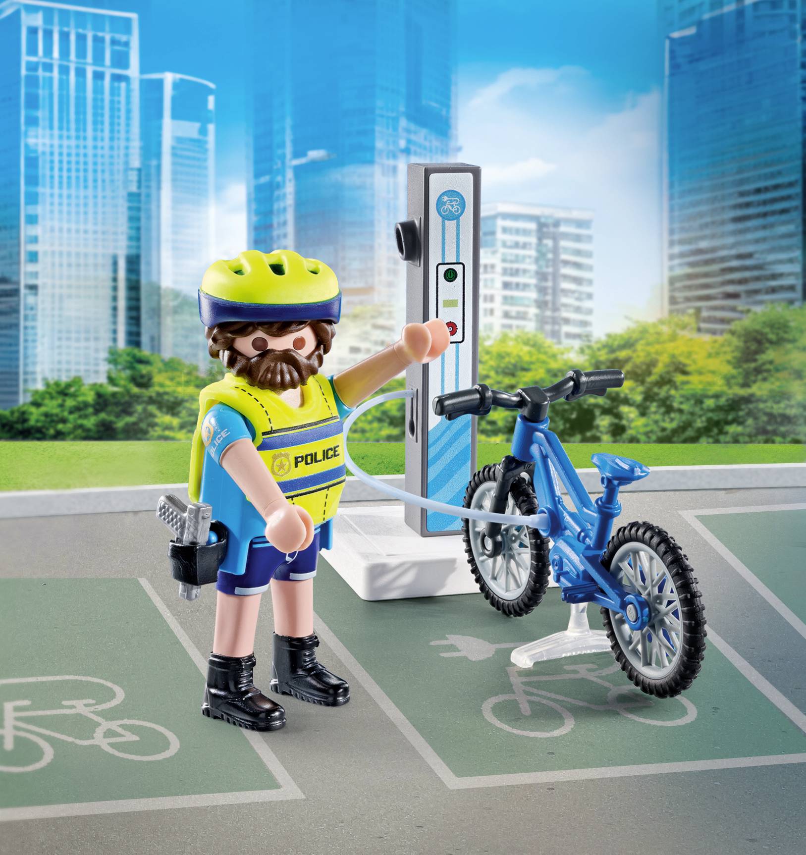 Playmobil® ACT!ON HEROES Polizei Fahrradstreife 71732