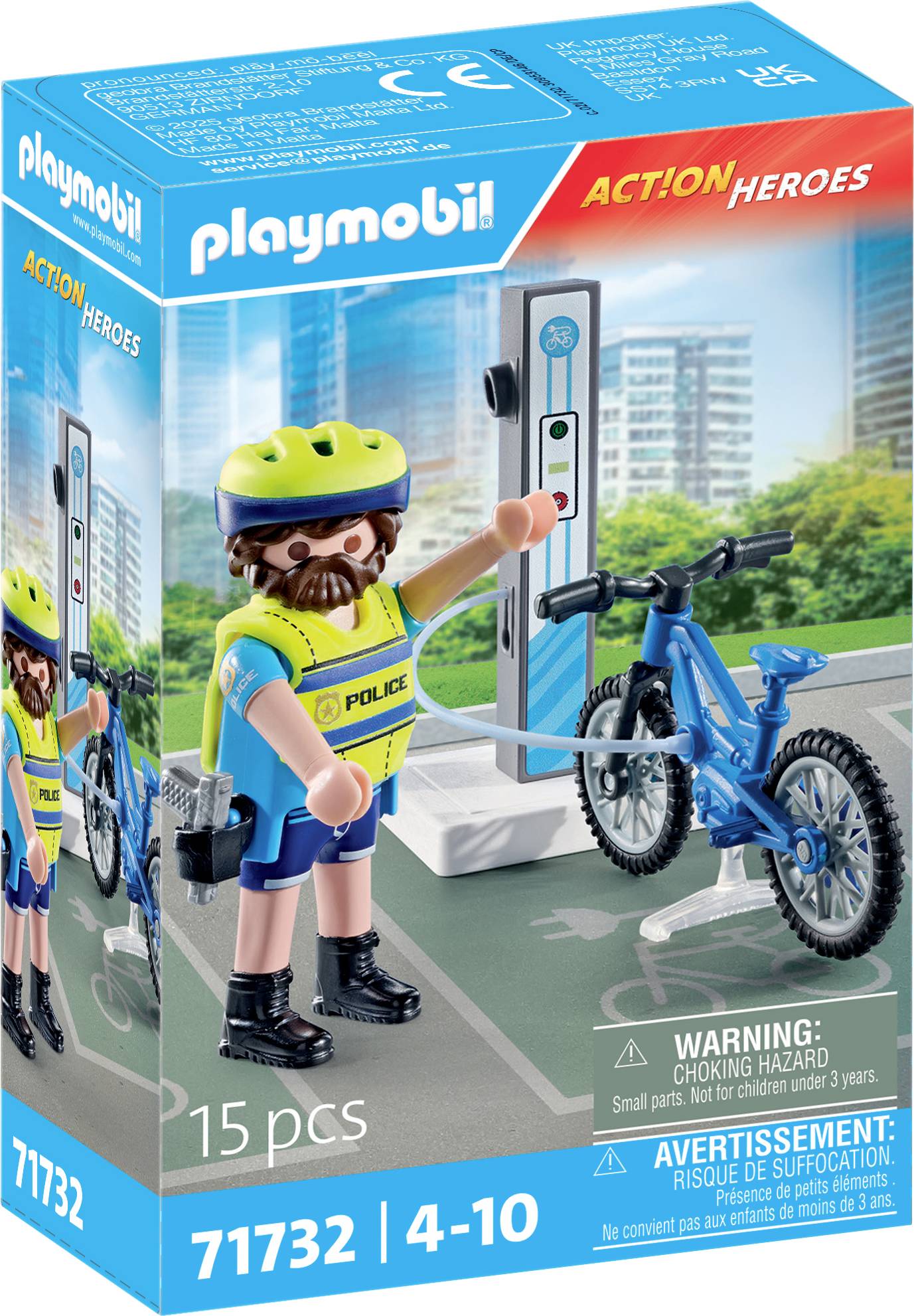 Playmobil® ACT!ON HEROES Polizei Fahrradstreife 71732