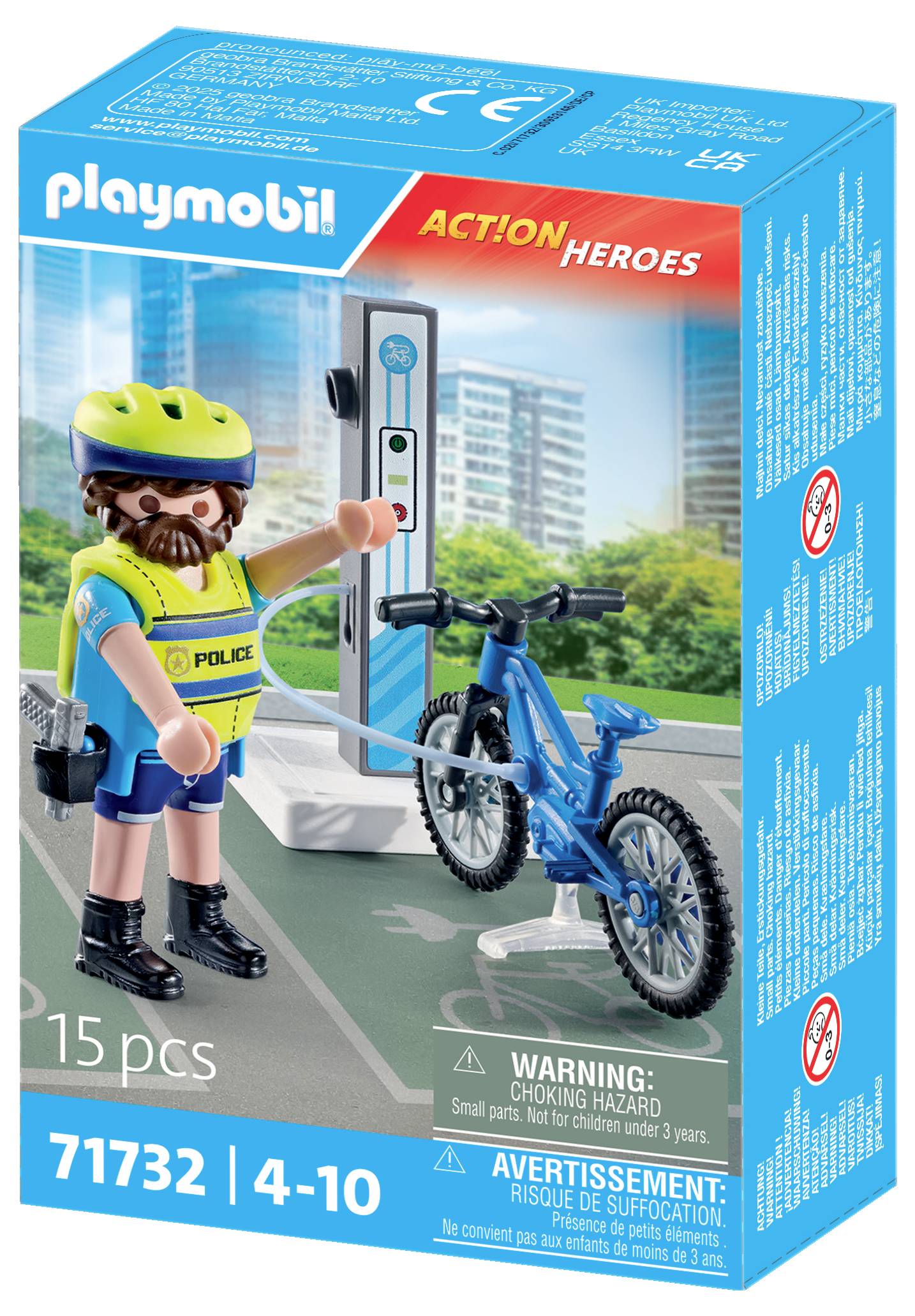 Playmobil® ACT!ON HEROES Polizei Fahrradstreife 71732