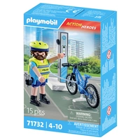 Playmobil® ACT!ON HEROES Polizei Fahrradstreife 71732 Playmobil® ACT!ON HEROES Polizei Fahrradstreife 71732
