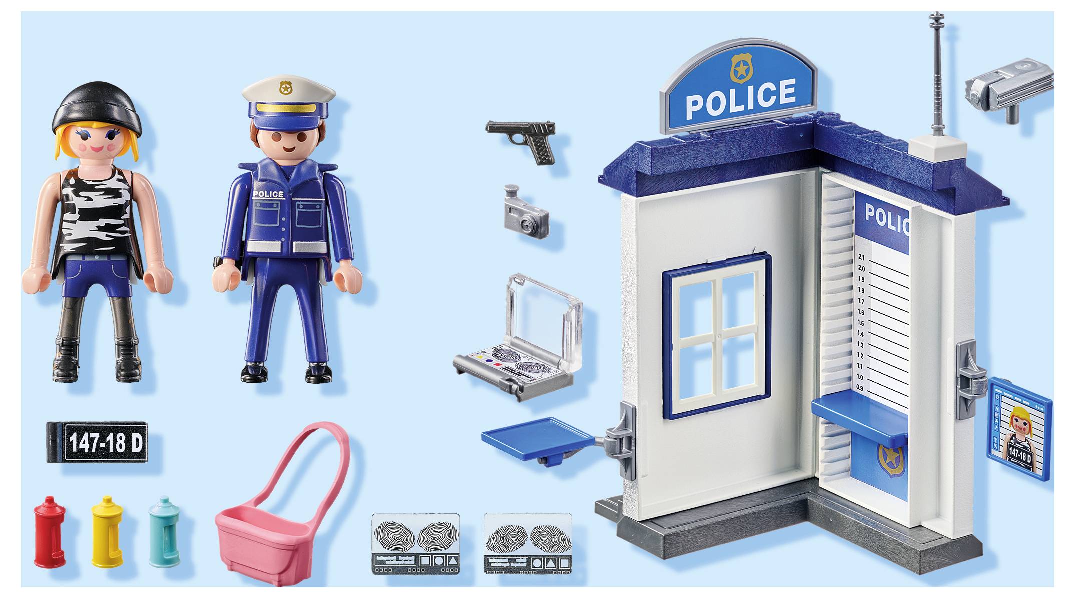 Playmobil® ACT!ON HEROES Polizei Ermittlungszimmer 71733