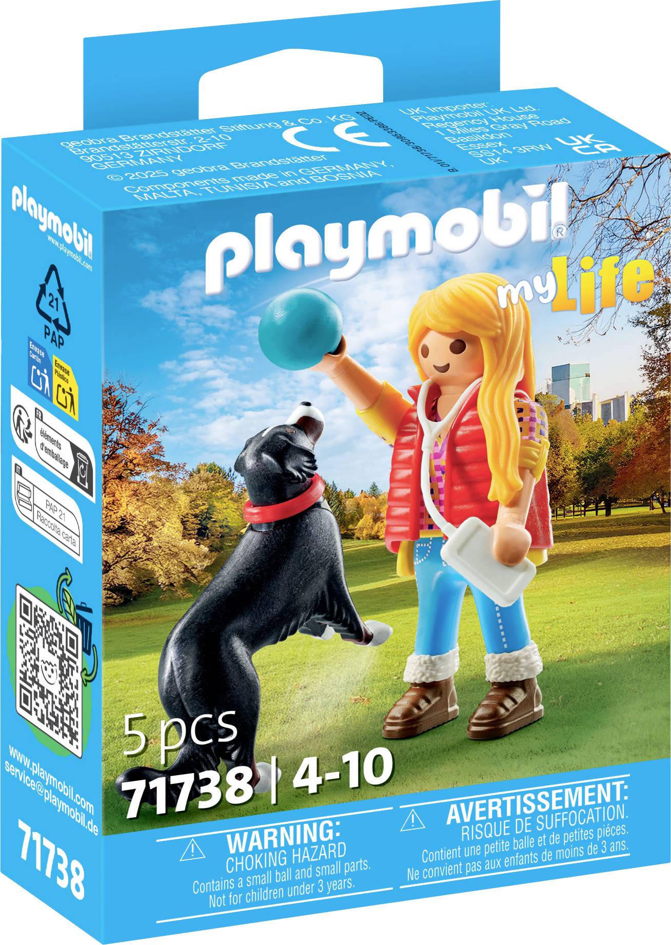 Playmobil® My Life Frau mit Sennenhund 71738