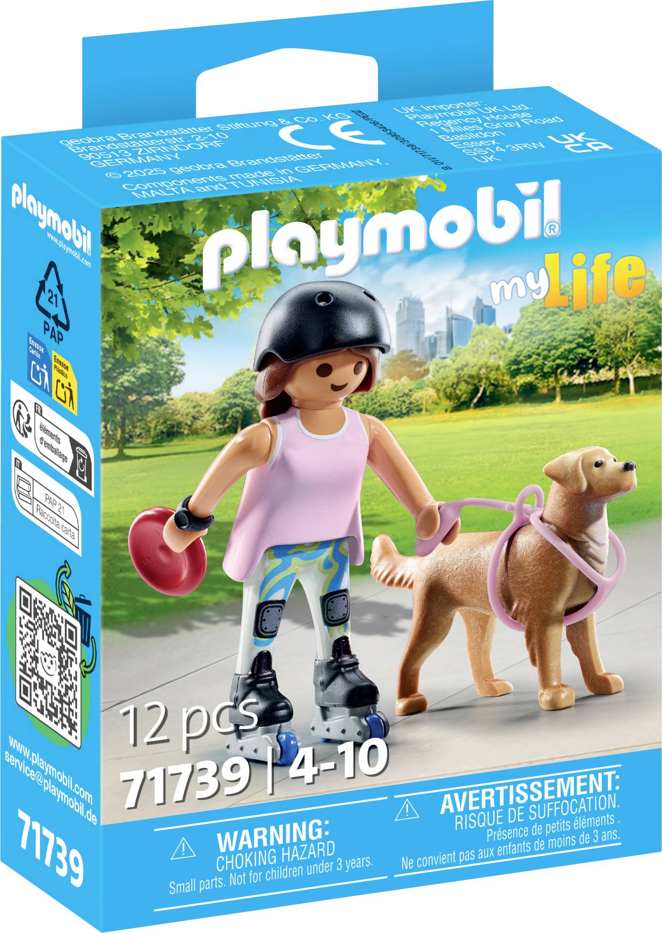 Playmobil® My Life Inlinerin mit Retriever 71739