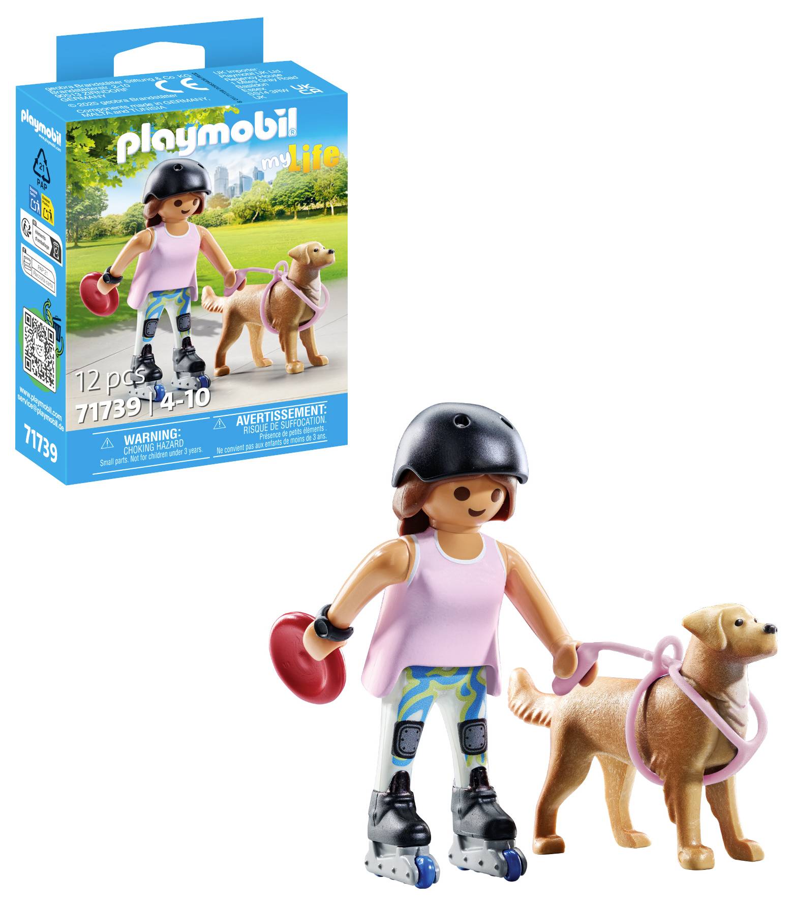 Playmobil® My Life Inlinerin mit Retriever 71739