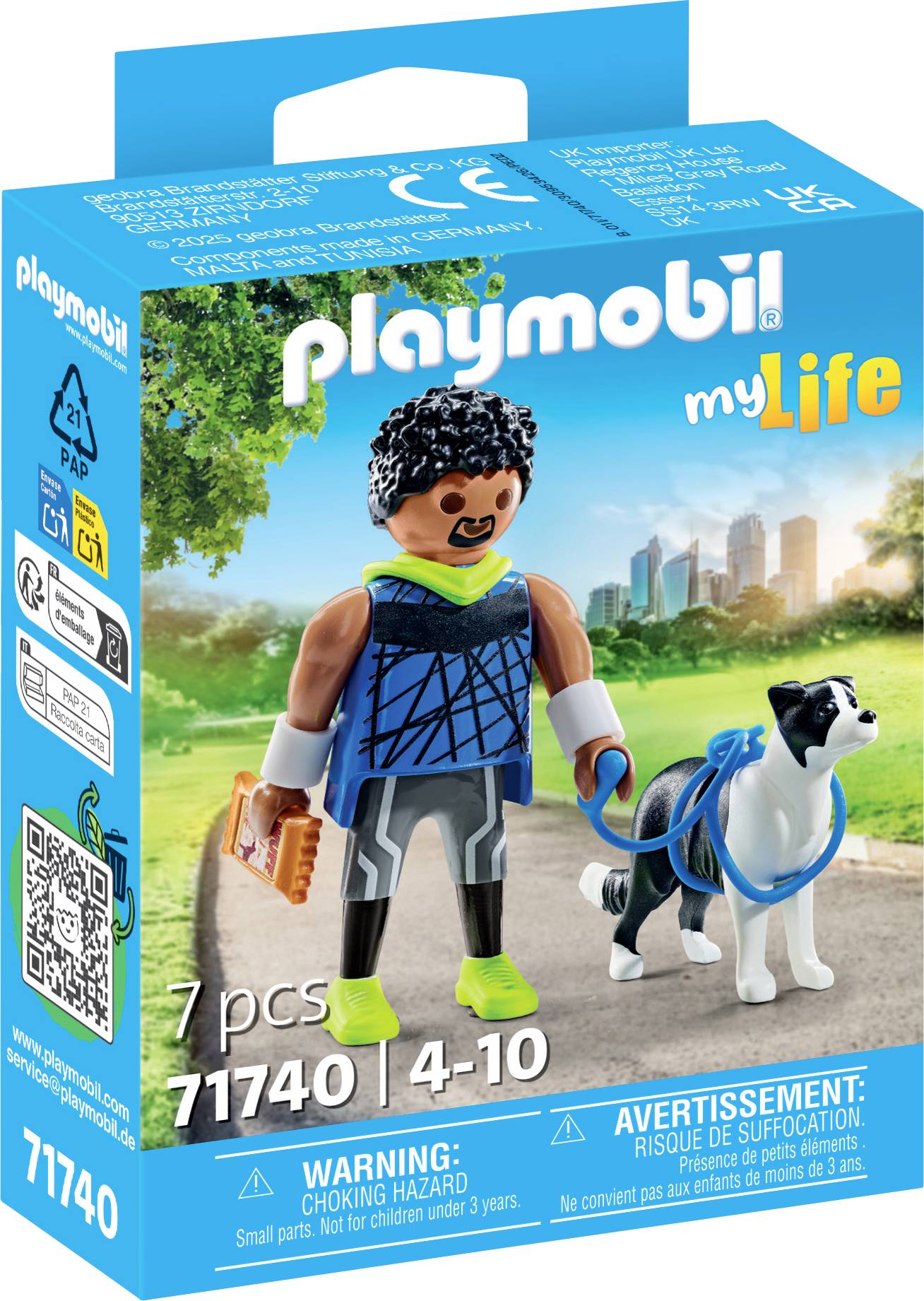 Playmobil® My Life Jogger mit Border Collie 71740