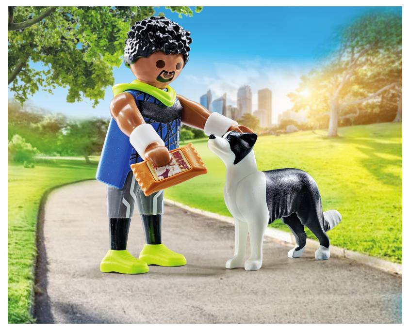 Playmobil® My Life Jogger mit Border Collie 71740