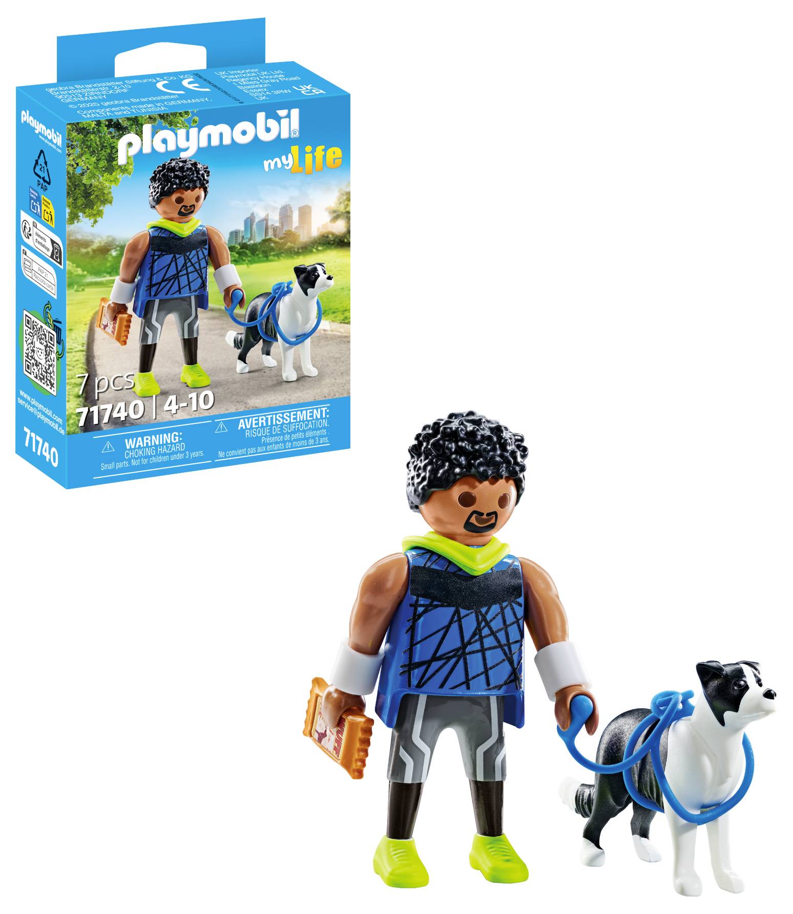 Playmobil® My Life Jogger mit Border Collie 71740