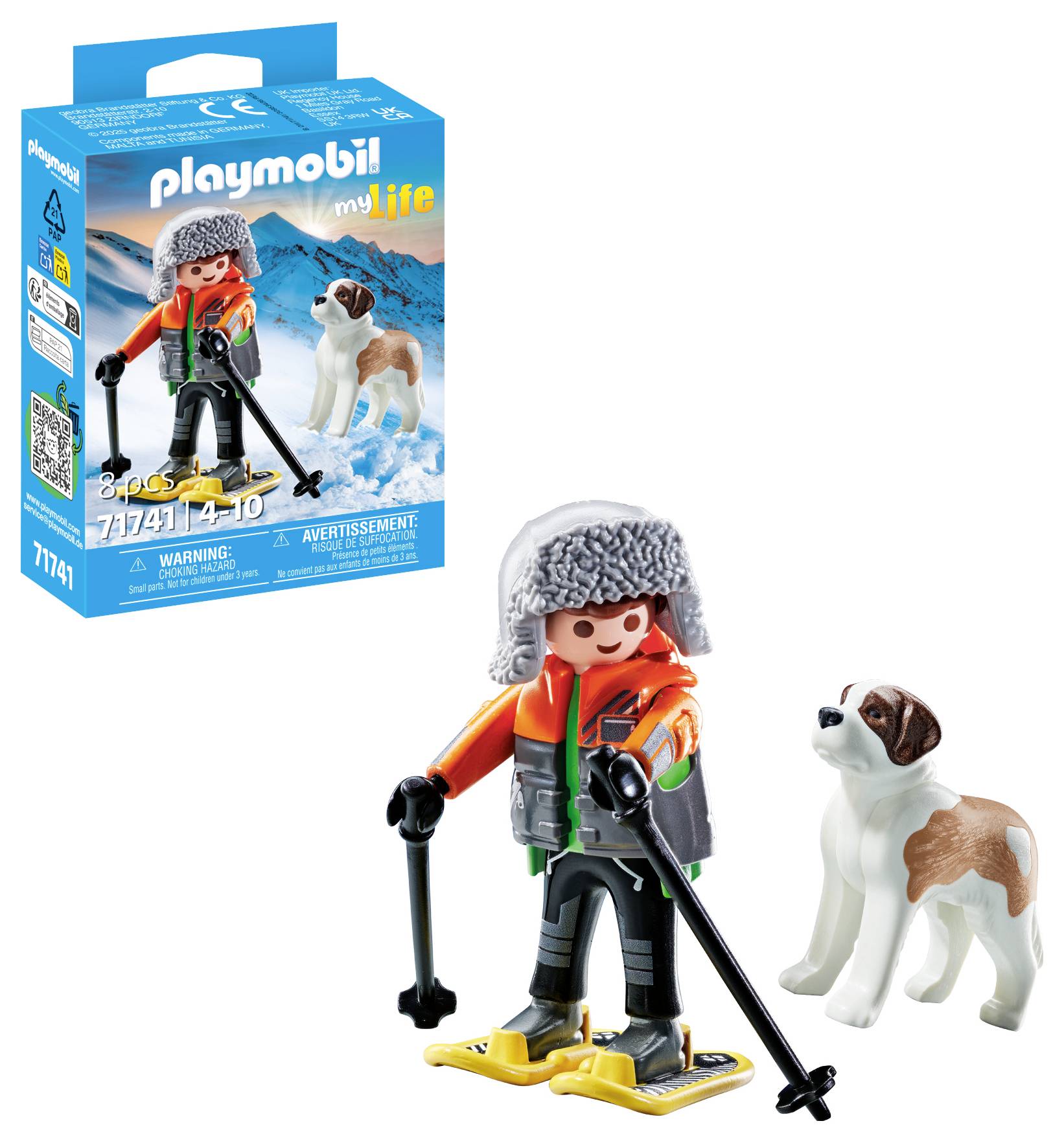 Playmobil® My Life Wanderer mit Bernhardiner 71741