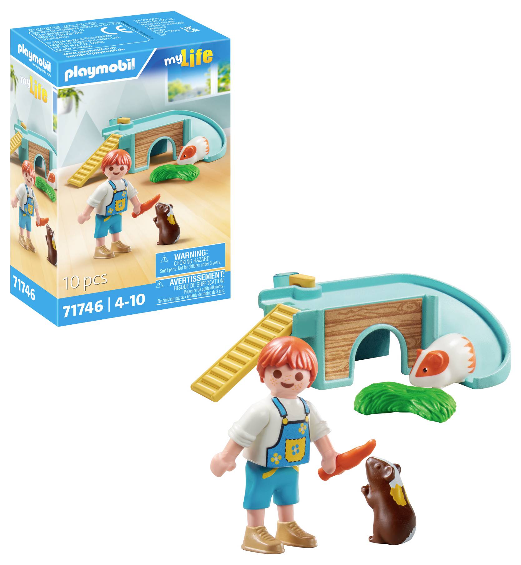 Playmobil® My Life Junge mit Meerschweinchen 71746