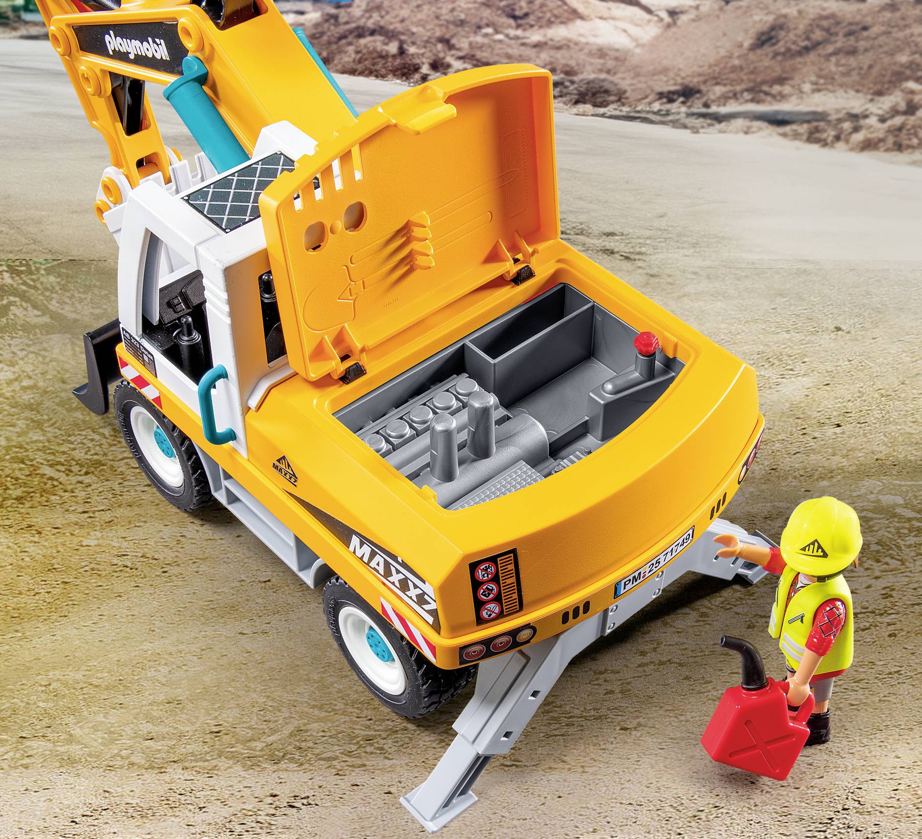 Playmobil® ACT!ON HEROES Großer Bagger 71749