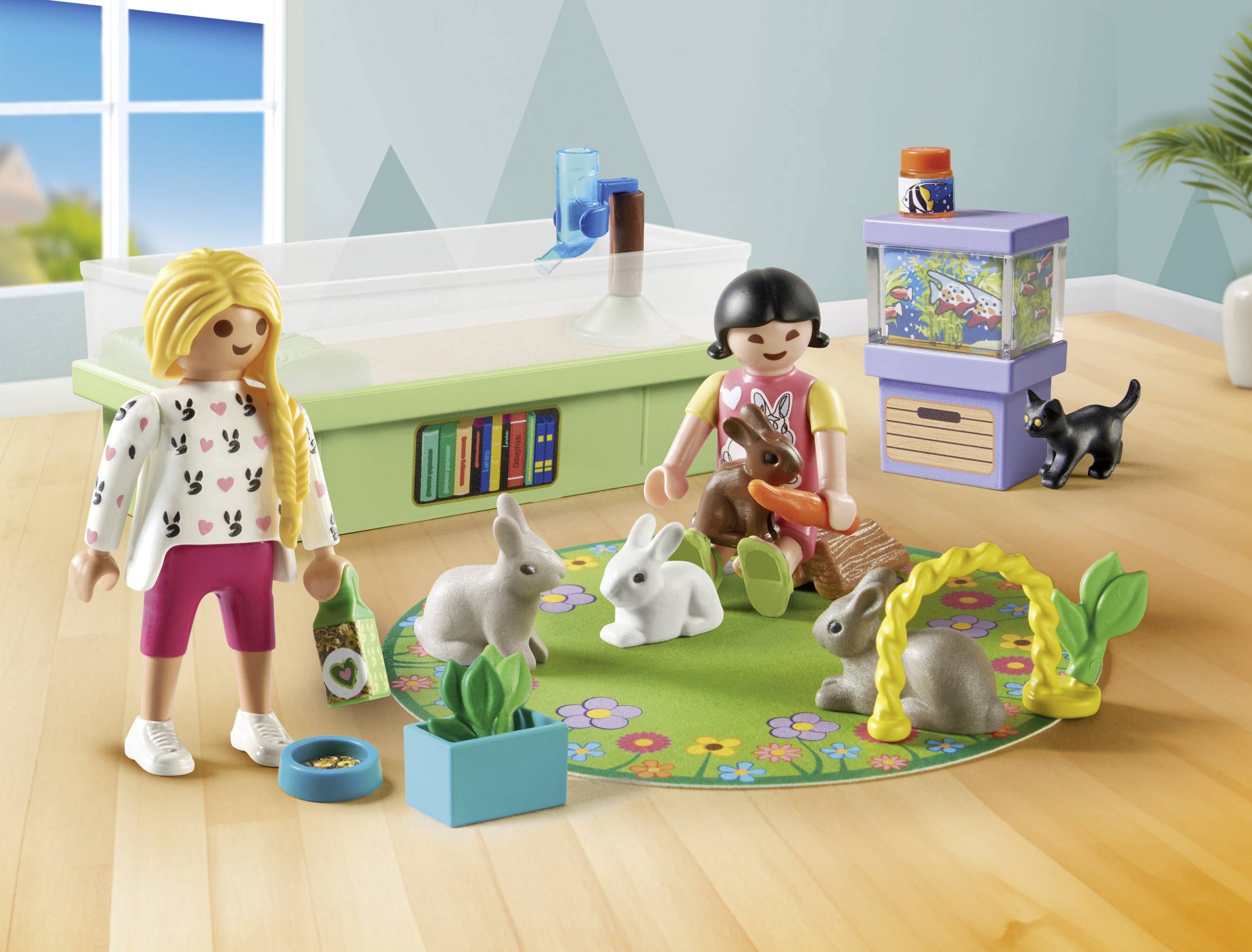 Playmobil® My Life Familie mit Hasen 71753