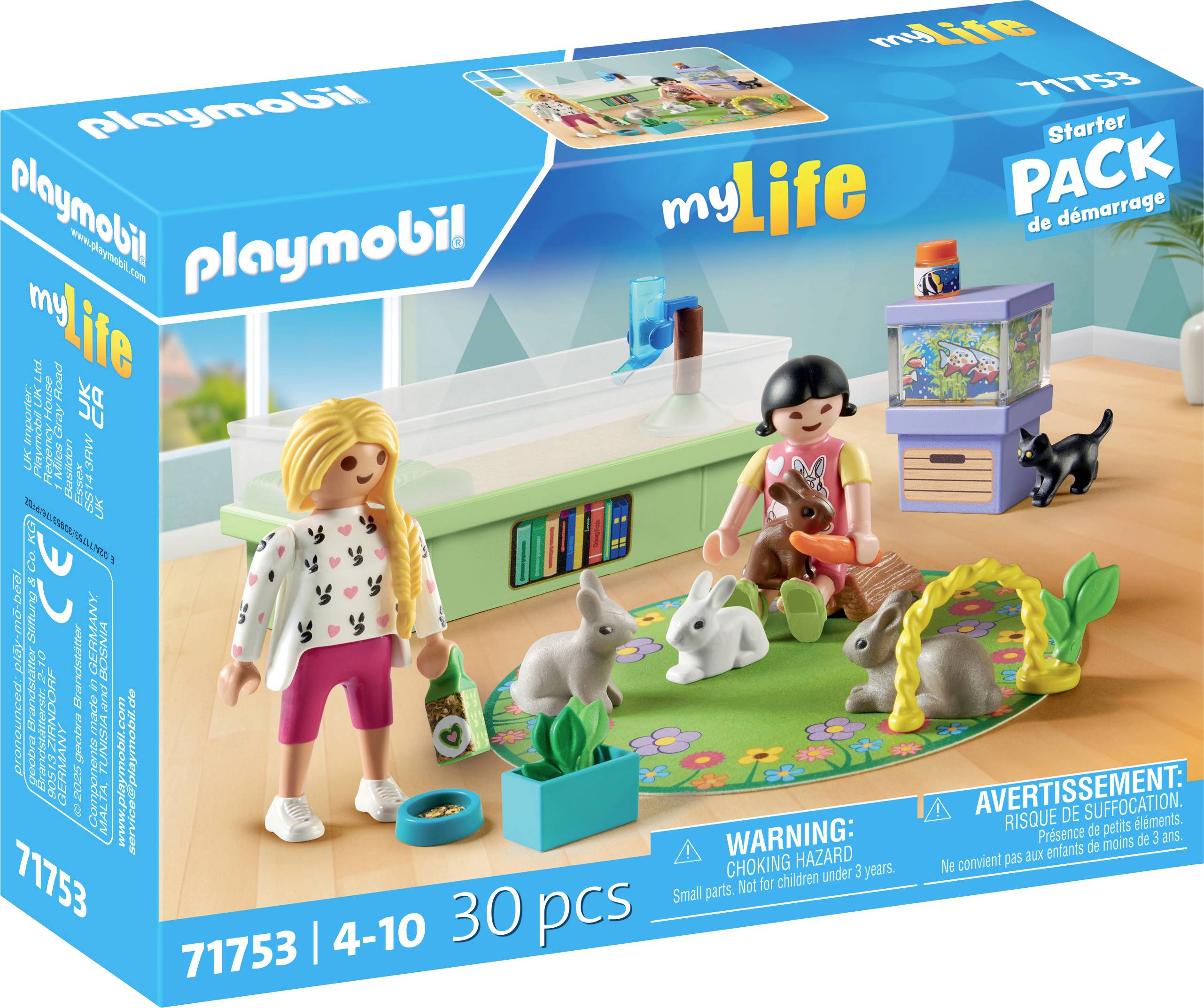 Playmobil® My Life Familie mit Hasen 71753