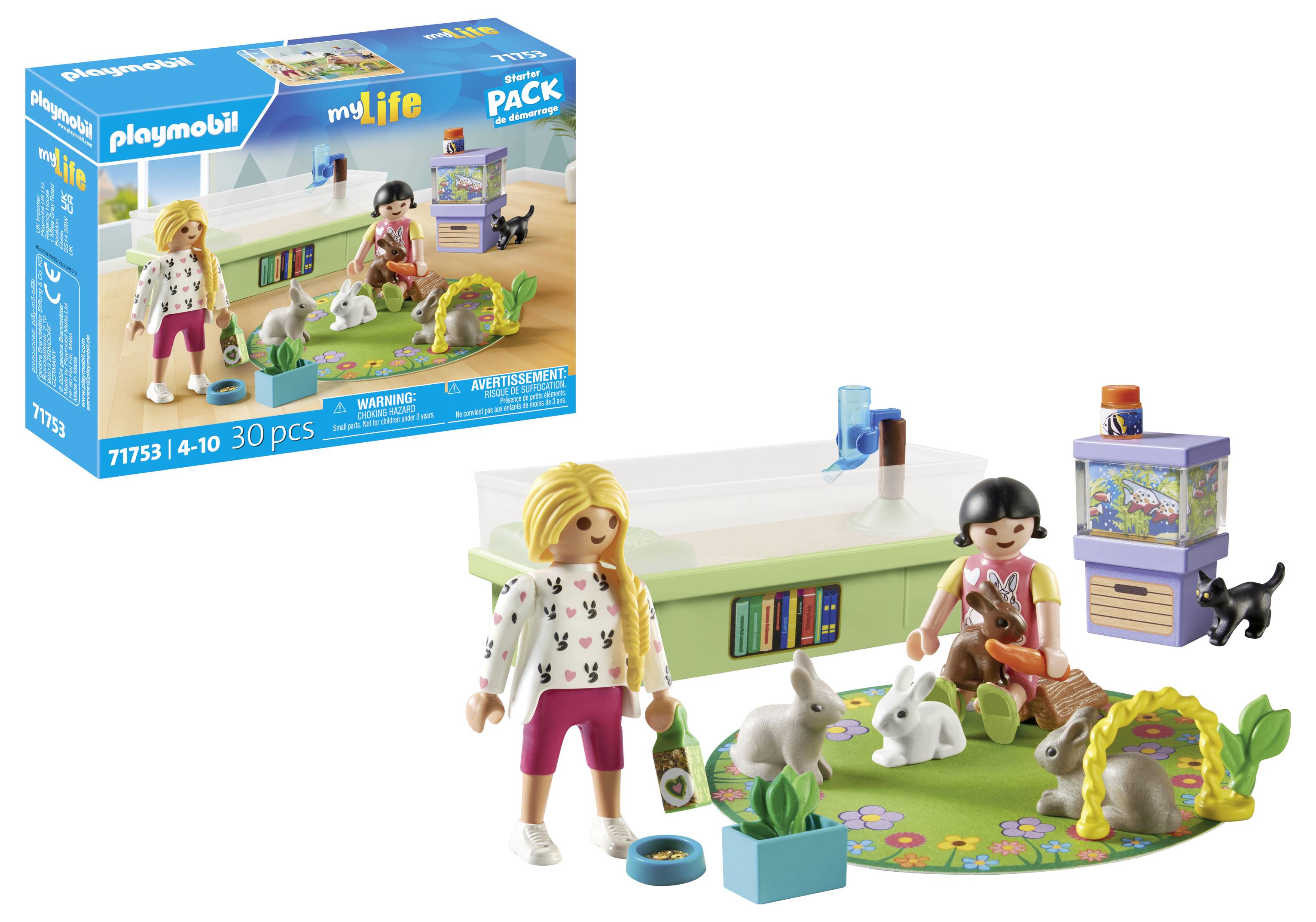 Playmobil® My Life Familie mit Hasen 71753