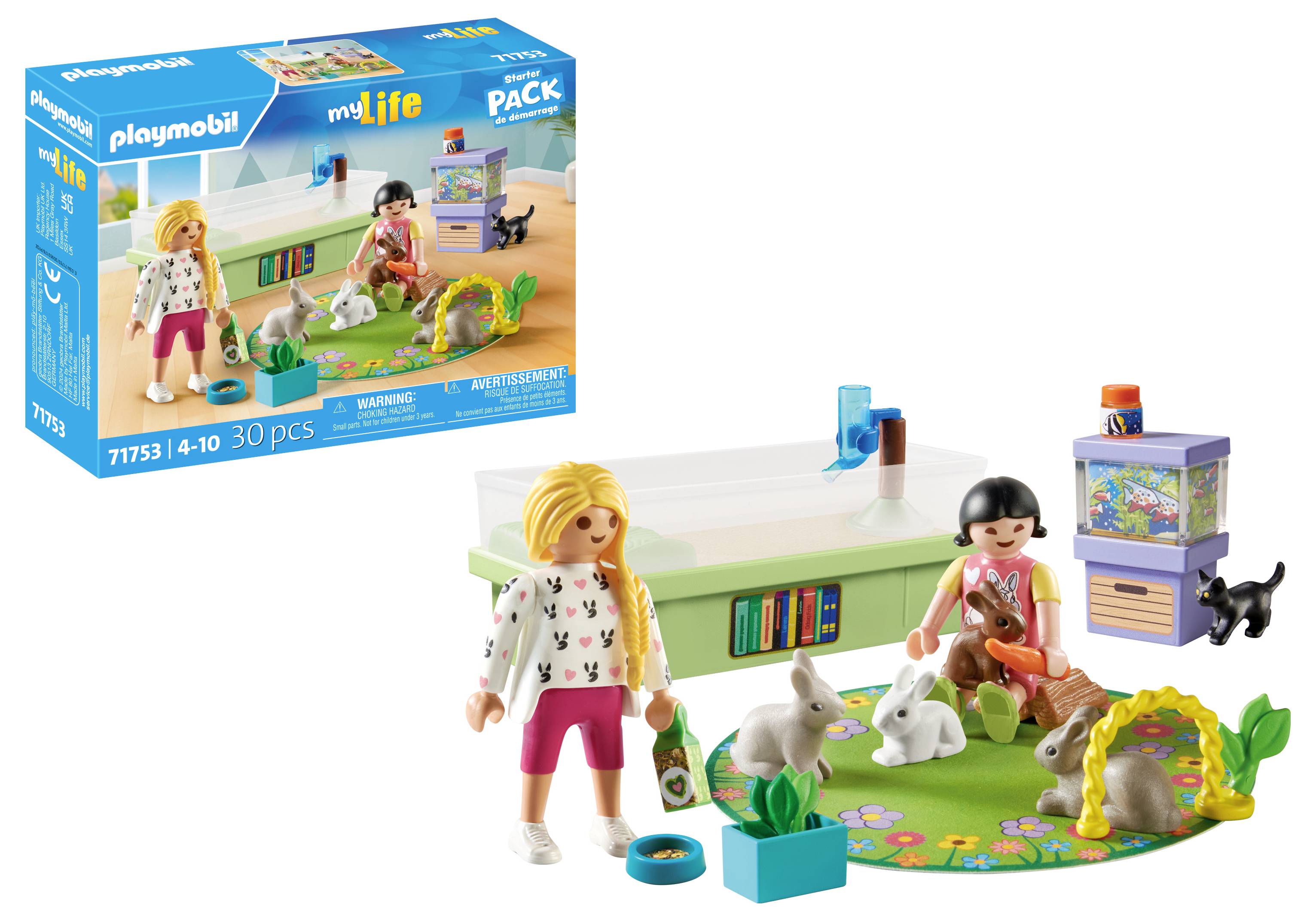 Playmobil® My Life Familie mit Hasen 71753