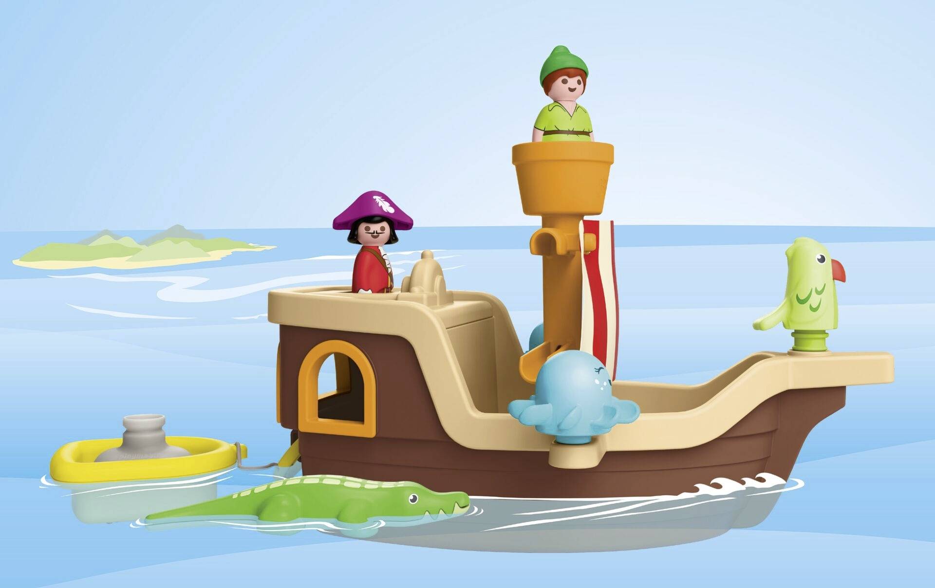 Playmobil® JUNIOR Disney Peter Pans Piratenschiff mit Wasserspritzspaß 71769
