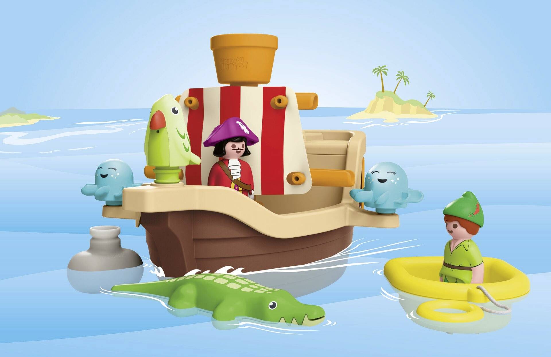 Playmobil® JUNIOR Disney Peter Pans Piratenschiff mit Wasserspritzspaß 71769