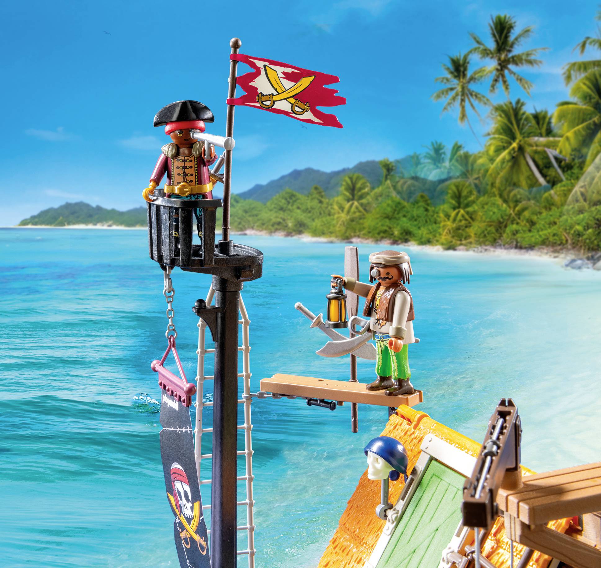 Playmobil® Pirates Piratenhafen mit Seeräuber-Gefängnis 71792