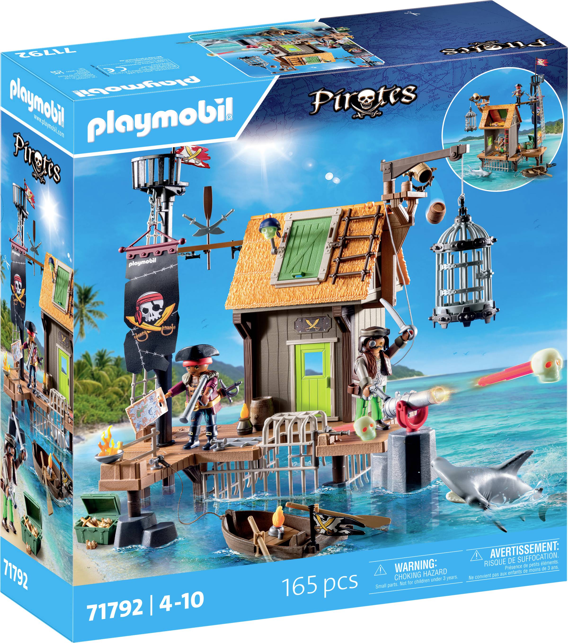 Playmobil® Pirates Piratenhafen mit Seeräuber-Gefängnis 71792