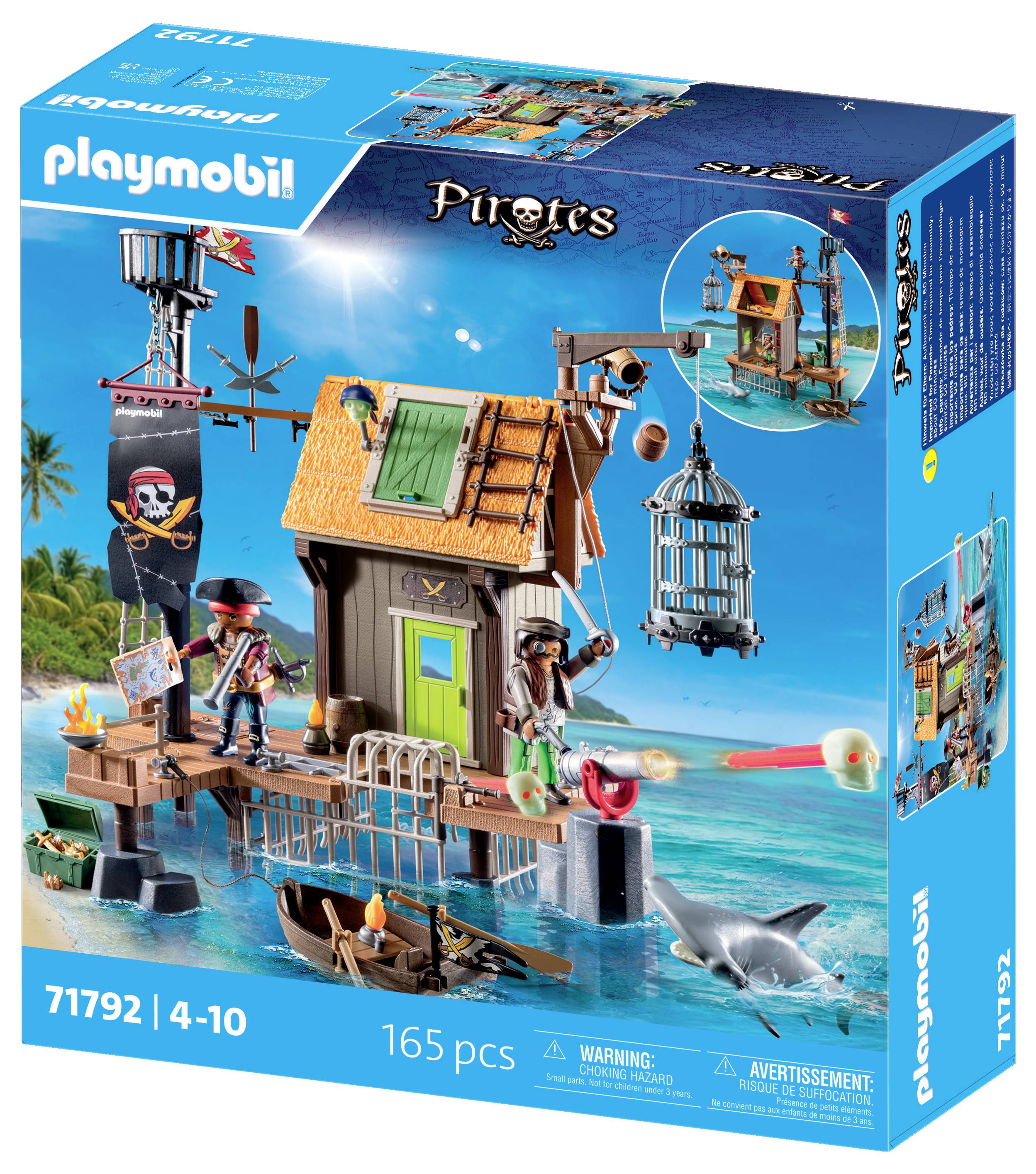 Playmobil® Pirates Piratenhafen mit Seeräuber-Gefängnis 71792