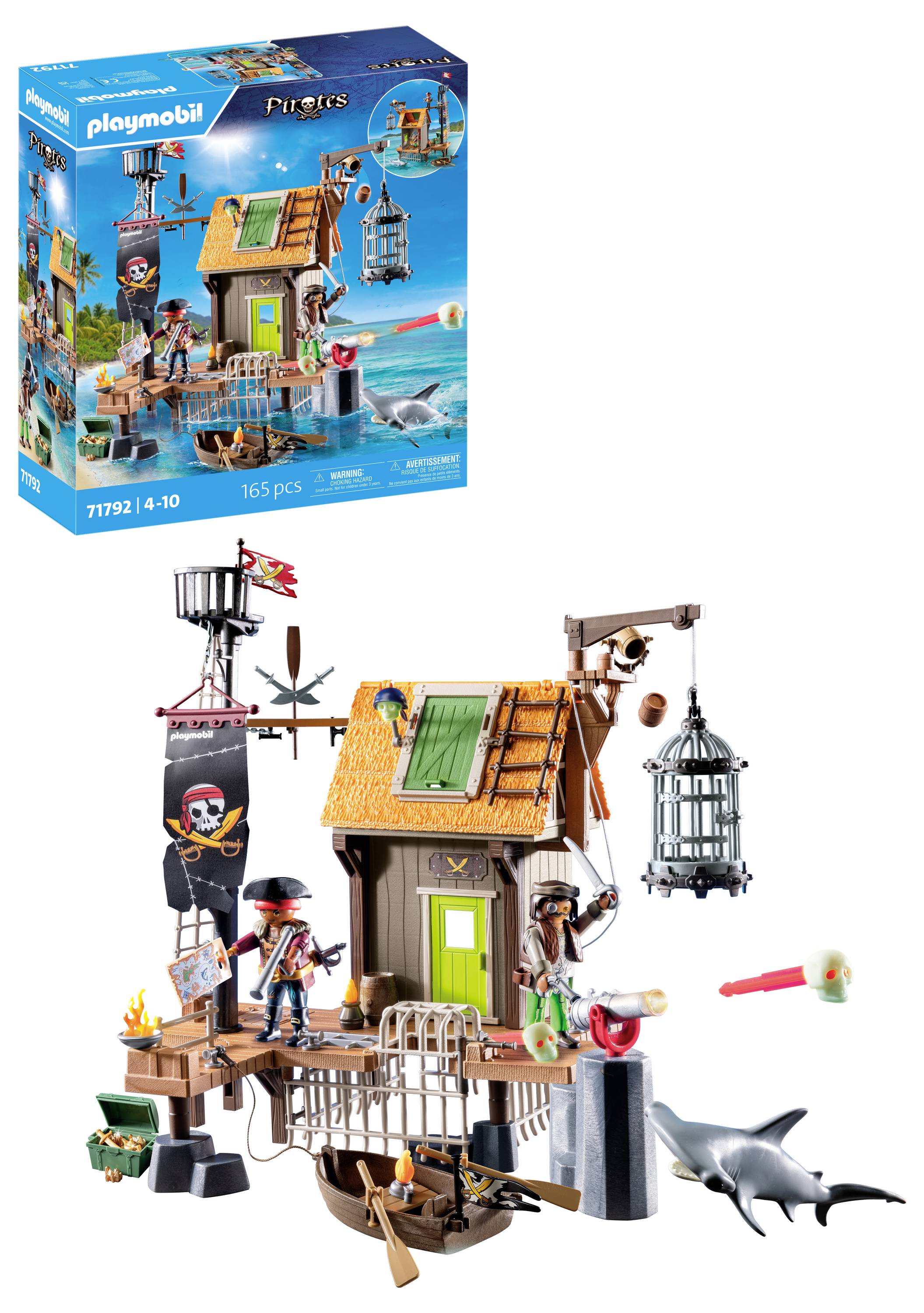 Playmobil® Pirates Piratenhafen mit Seeräuber-Gefängnis 71792