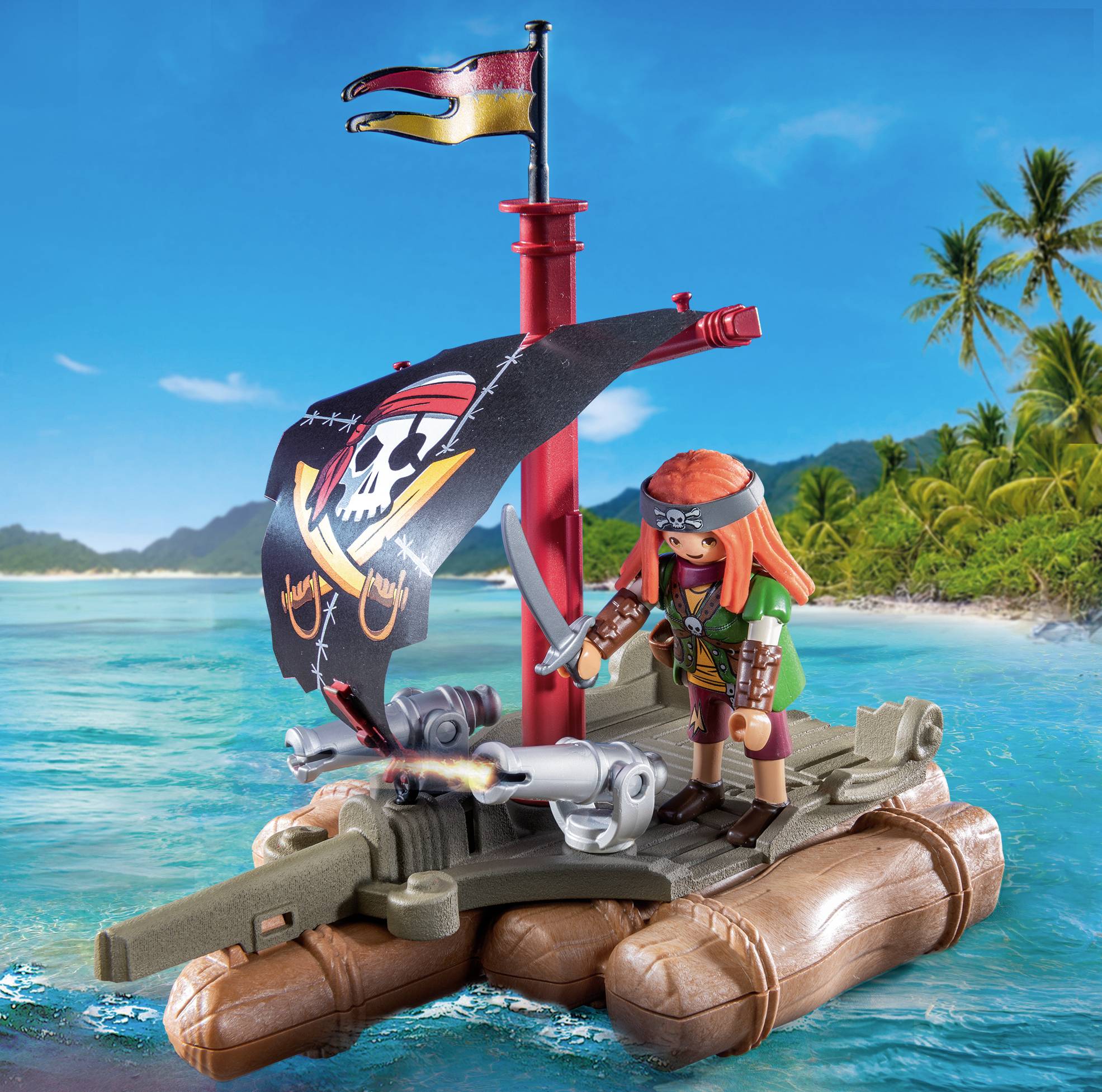 Playmobil® Pirates Schatzbergung auf Piratenfloss 71794