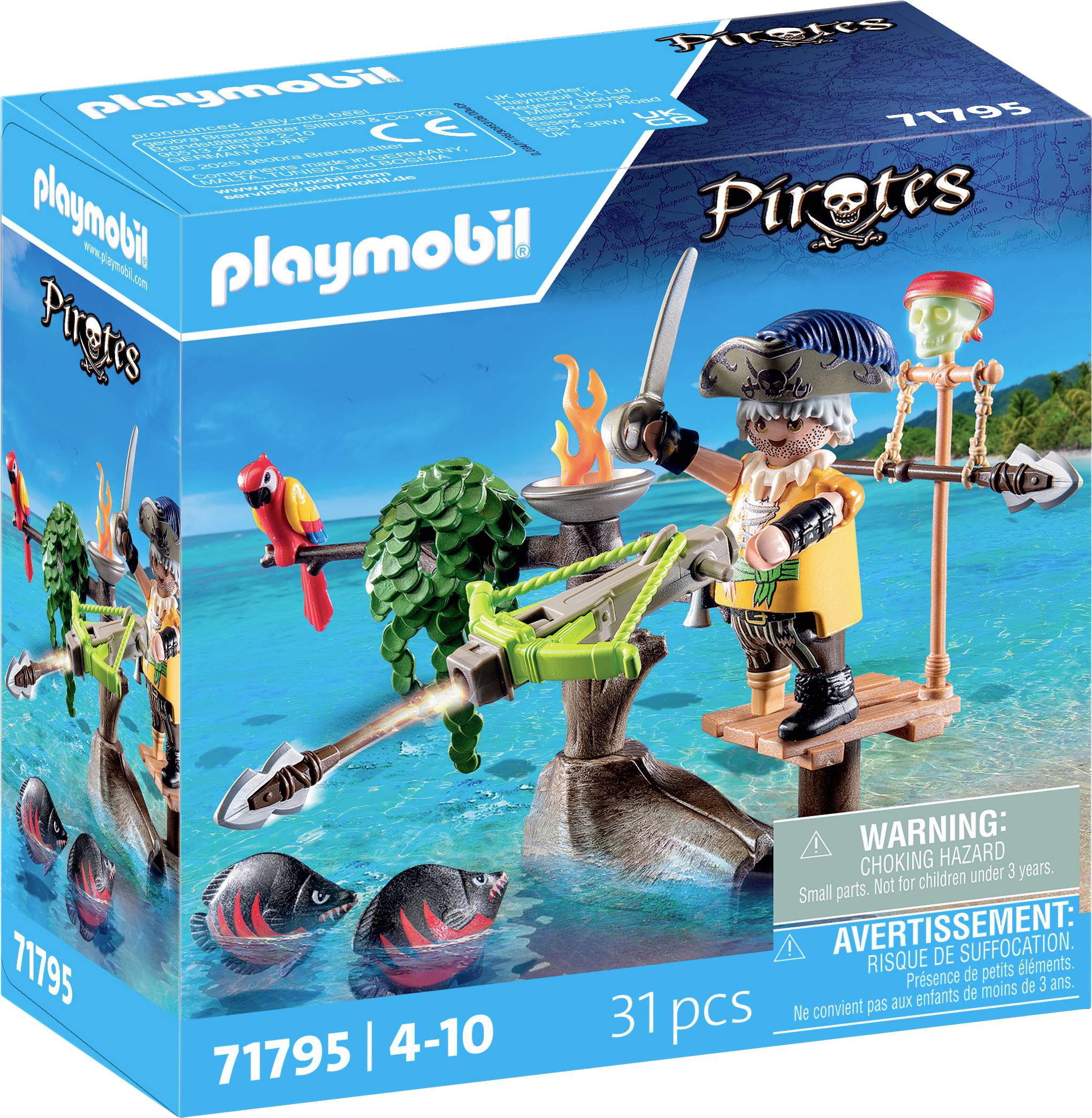 Playmobil® Pirates Pirat mit Balliste 71795