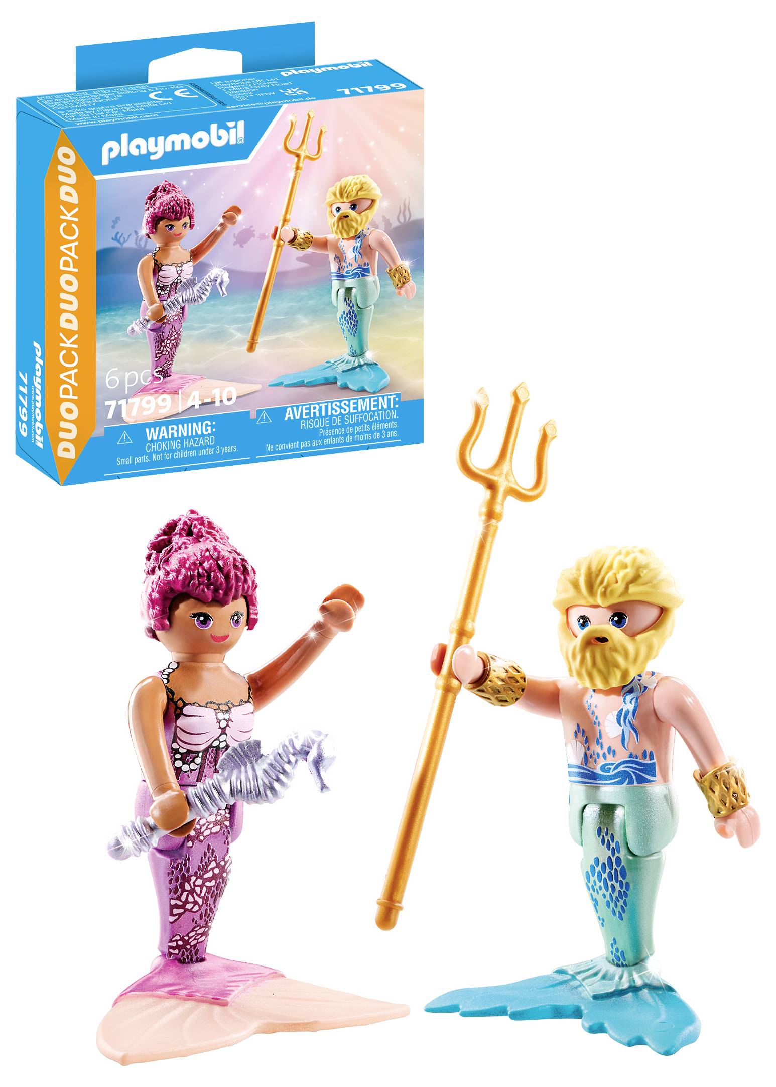 Playmobil® DUOPACK Meerjungfrau und Meermann 71799