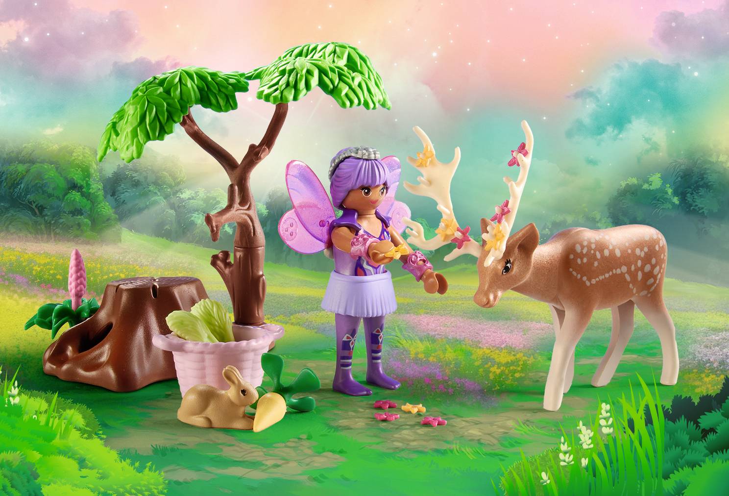 Playmobil® Fairies Feen mit süßen Waldtieren 71800