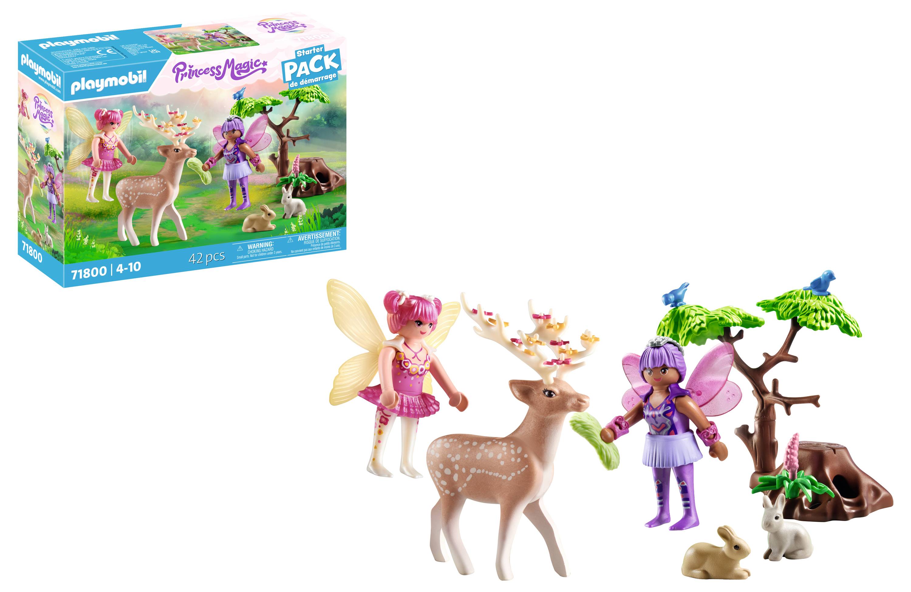 Playmobil® Fairies Feen mit süßen Waldtieren 71800