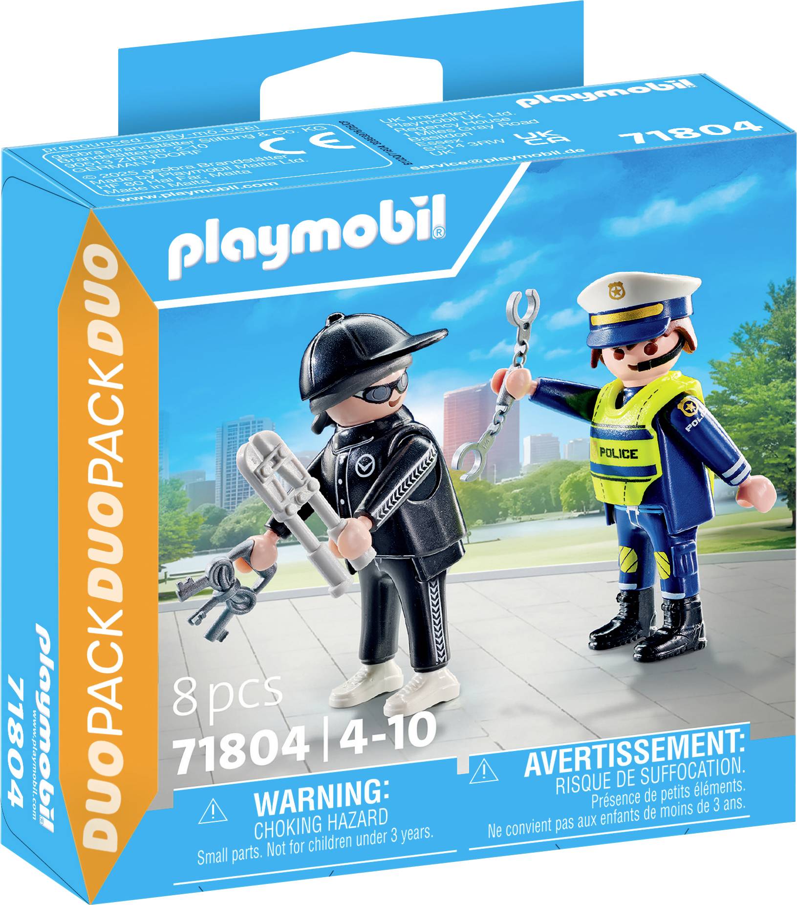 Playmobil® DUOPACK Polizist und Einbrecher 71804
